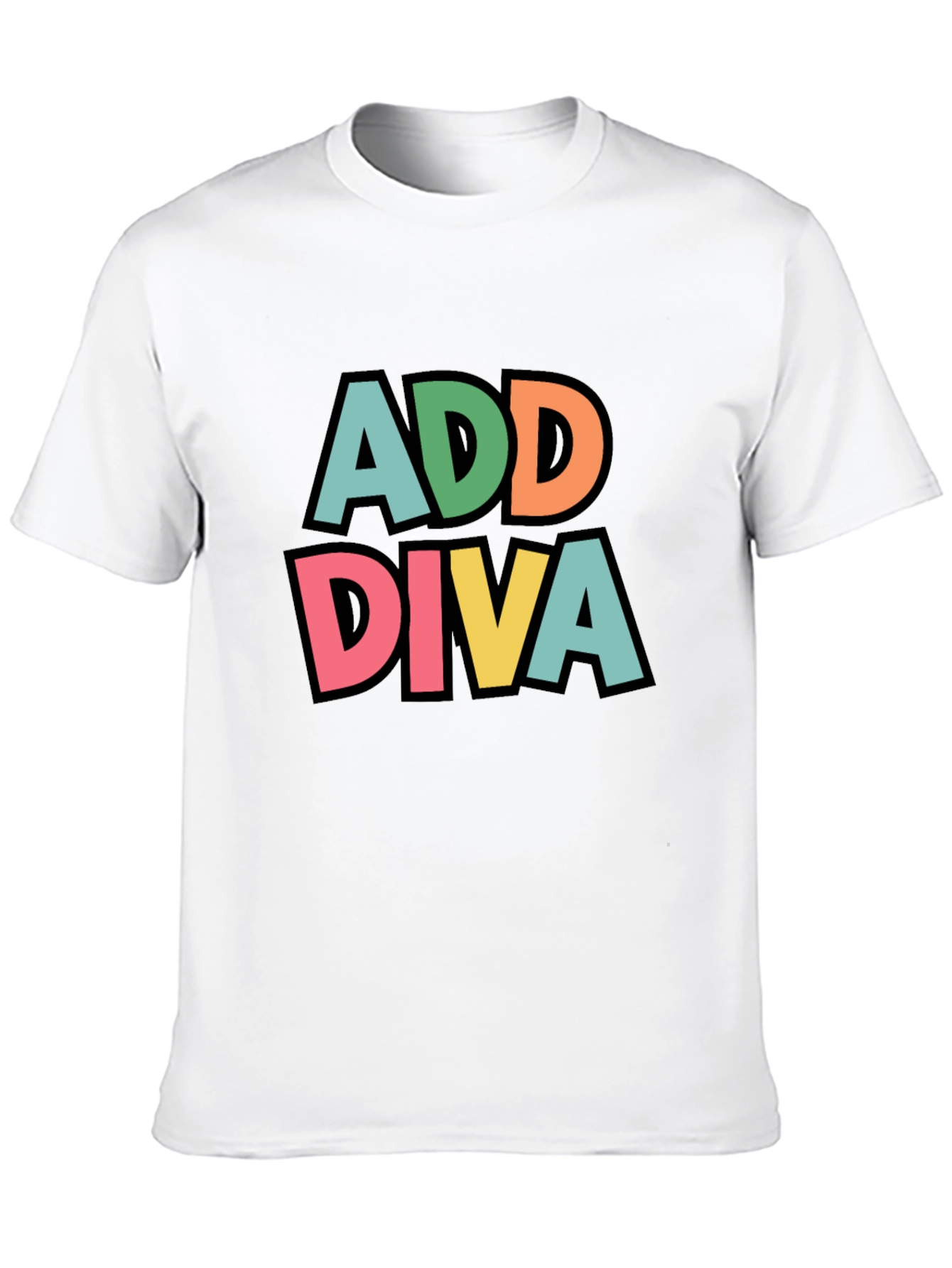 Add Diva Graphic Tee - Black T-Shirt