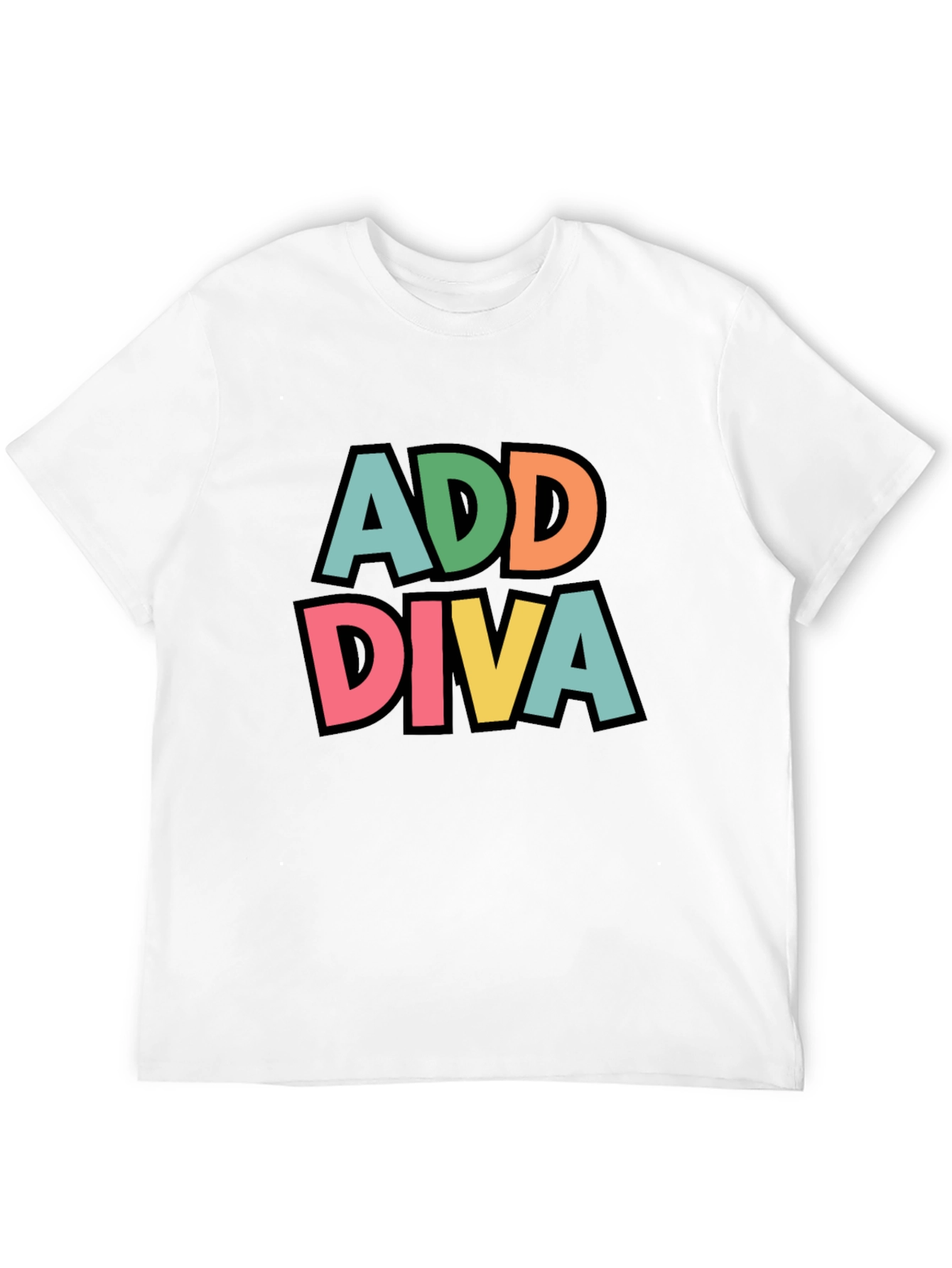 Add Diva Graphic Tee - Black T-Shirt