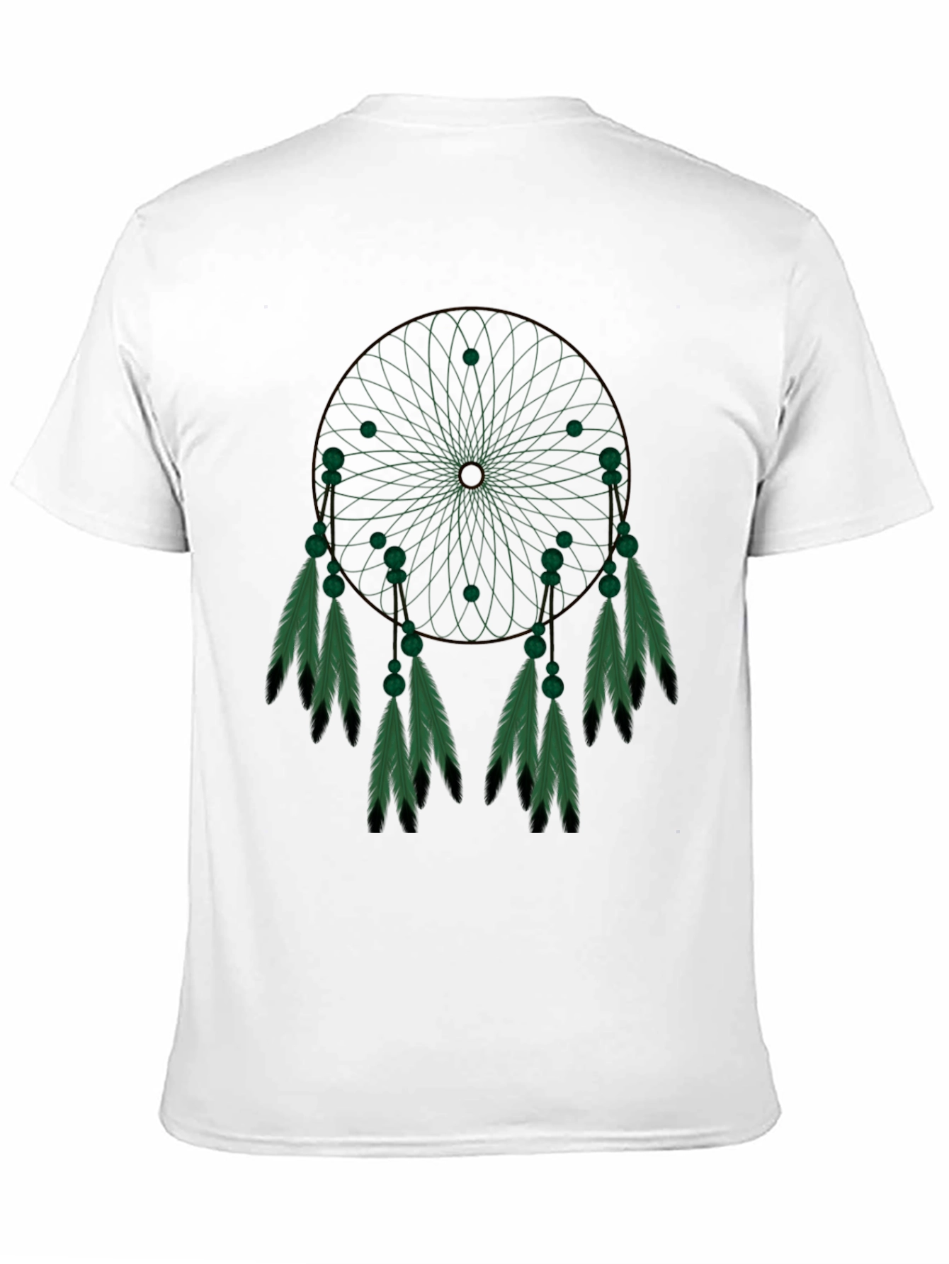Dreamcatcher Graphic Tee - Black Cotton Blend