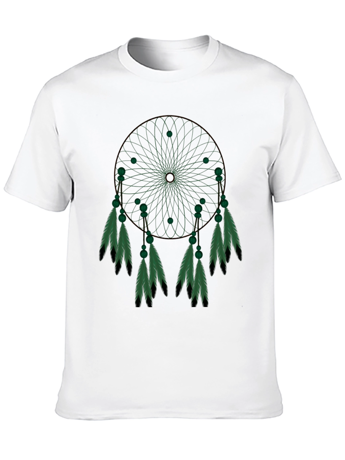 Dreamcatcher Graphic Tee - Black Cotton Blend
