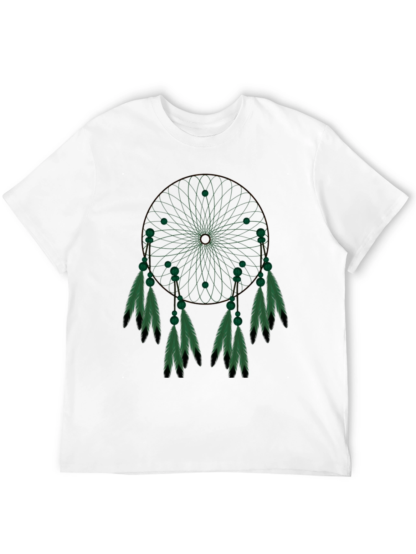Dreamcatcher Graphic Tee - Black Cotton Blend