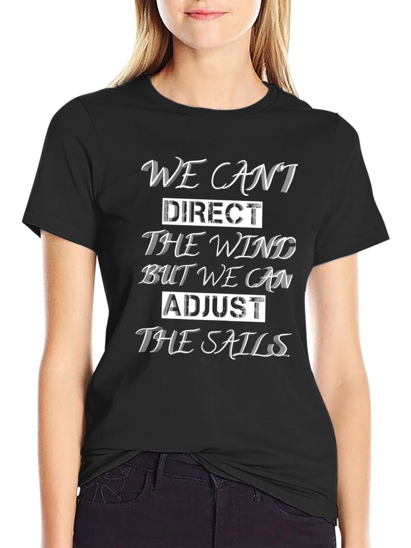 Inspirational Sailing T-Shirt - Adjust the Sails