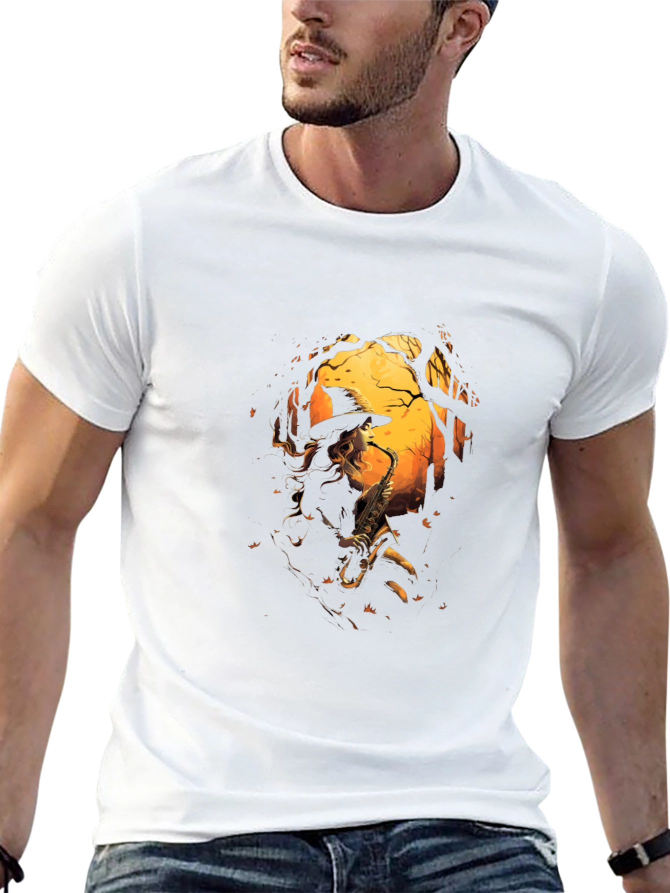 Witch Saxophone Player T-Shirt