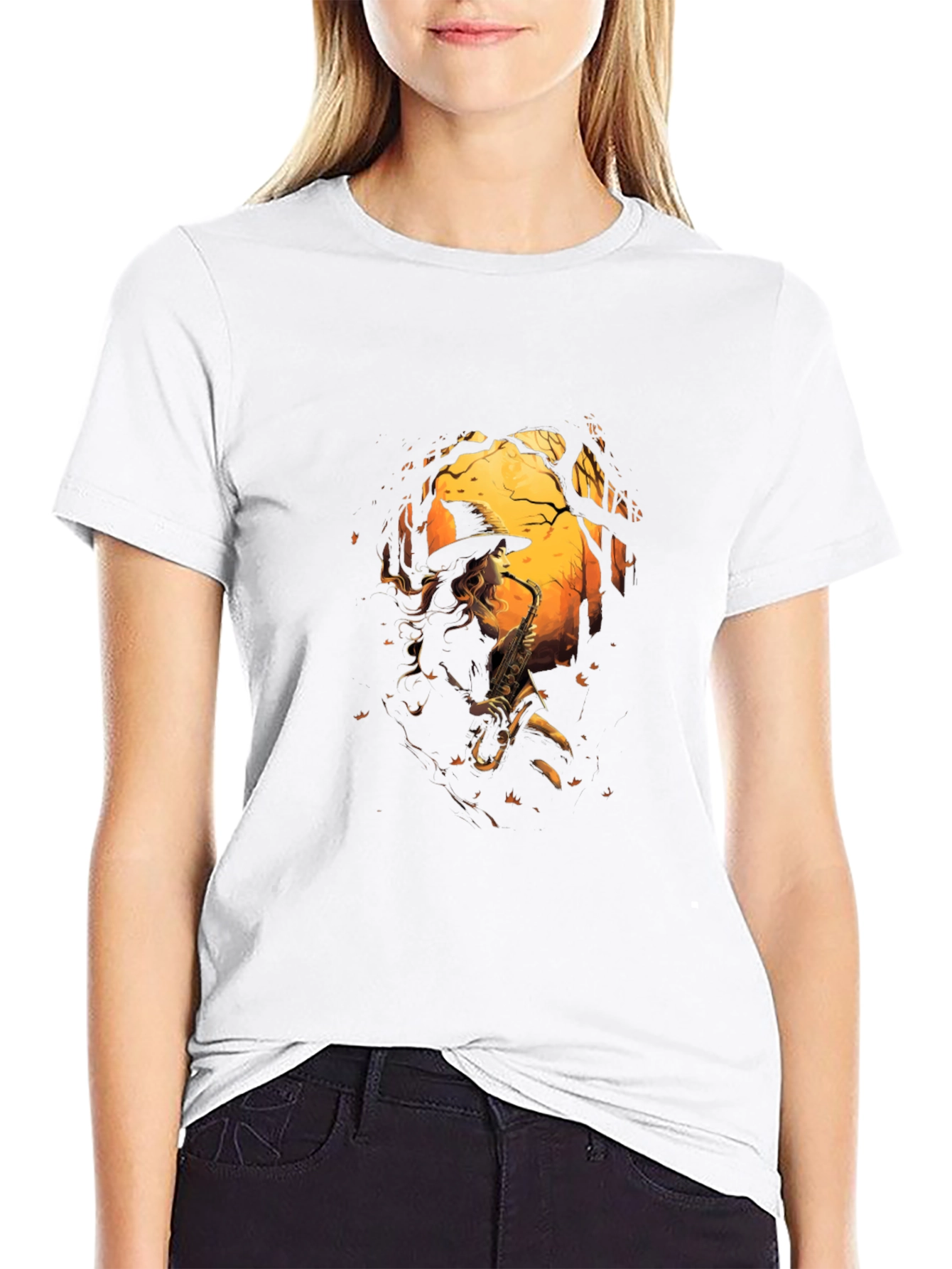 Witch Saxophone Player T-Shirt