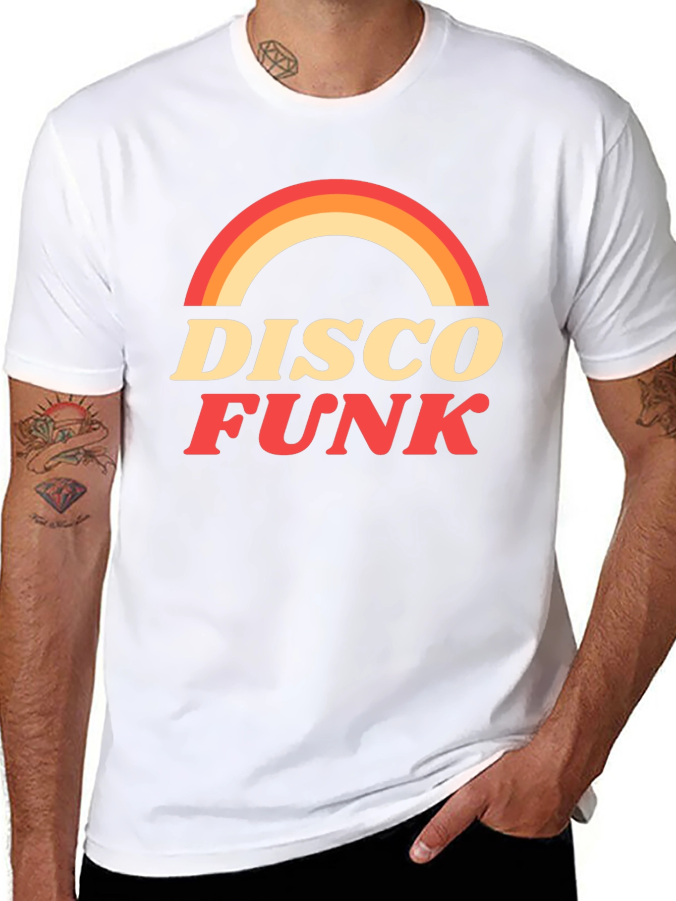 Retro Disco Funk Graphic T-Shirt