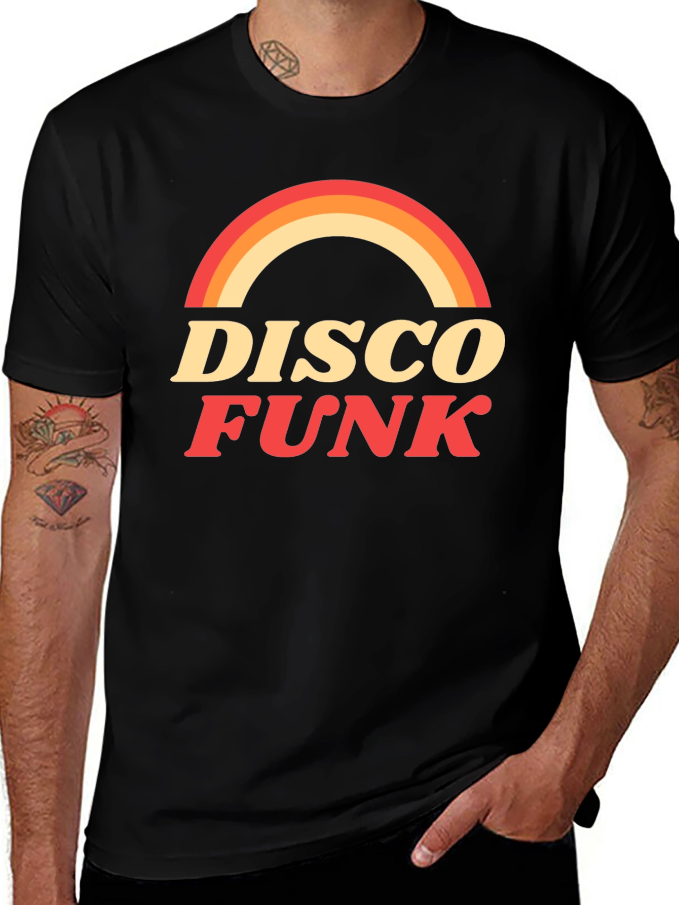 Retro Disco Funk Graphic T-Shirt