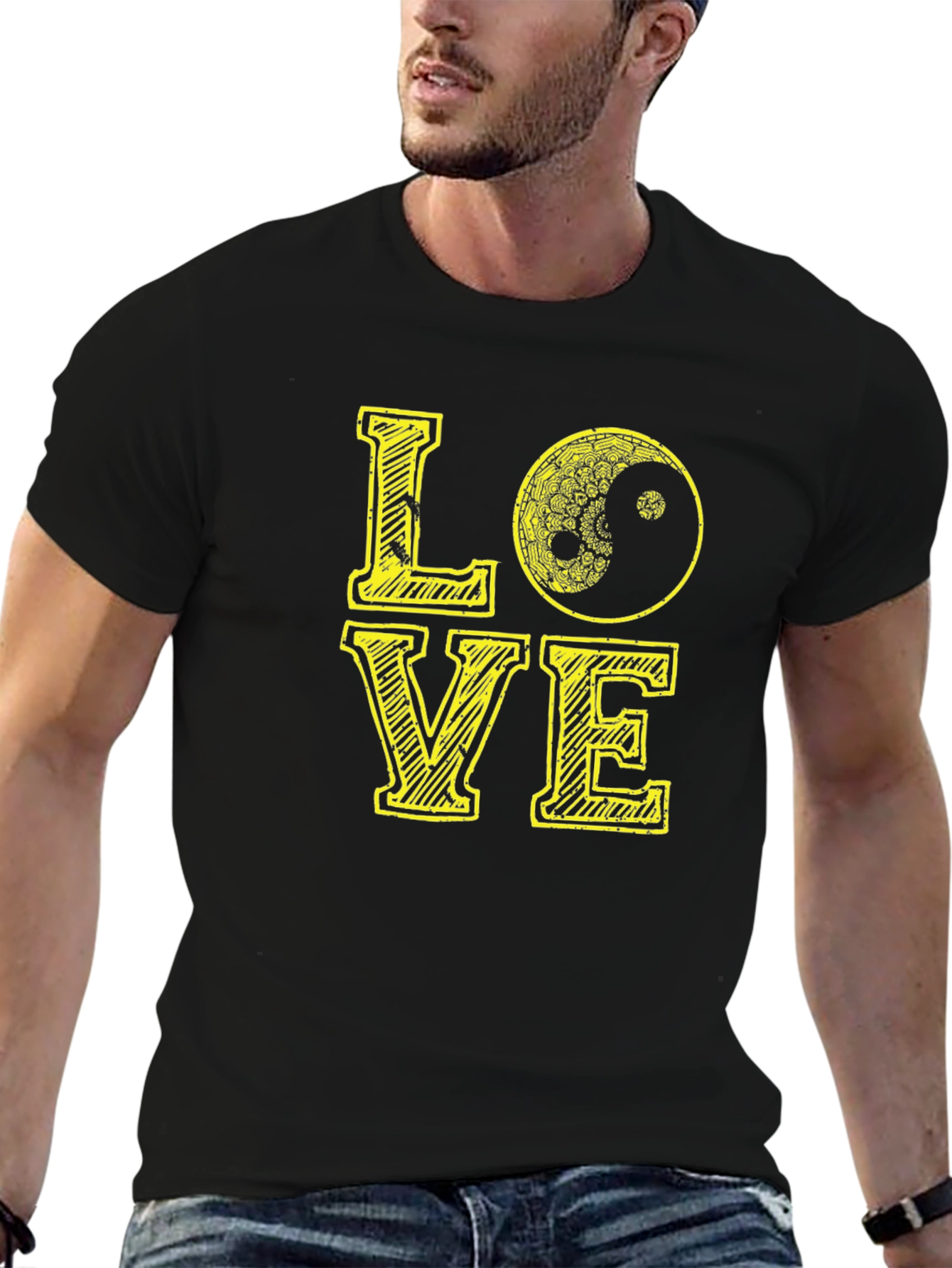 Yin Yang Love Graphic T-Shirt