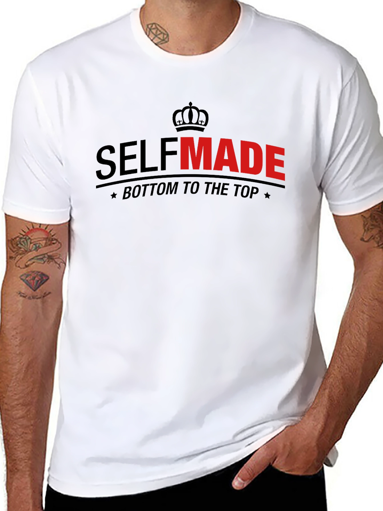 Self Made Graphic Tee - Premium Cotton Comfort