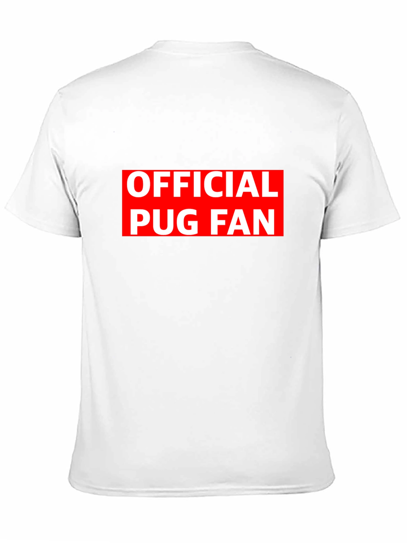 Official Pug Fan Black T-Shirt