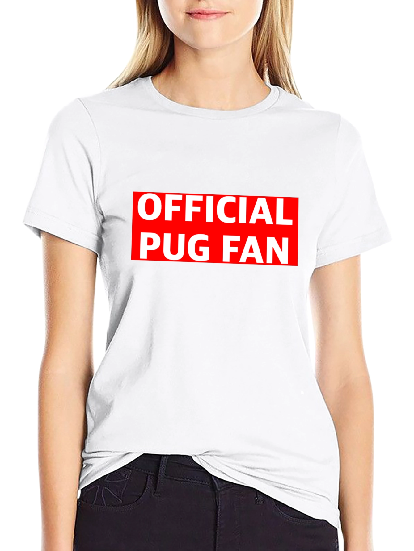 Official Pug Fan Black T-Shirt
