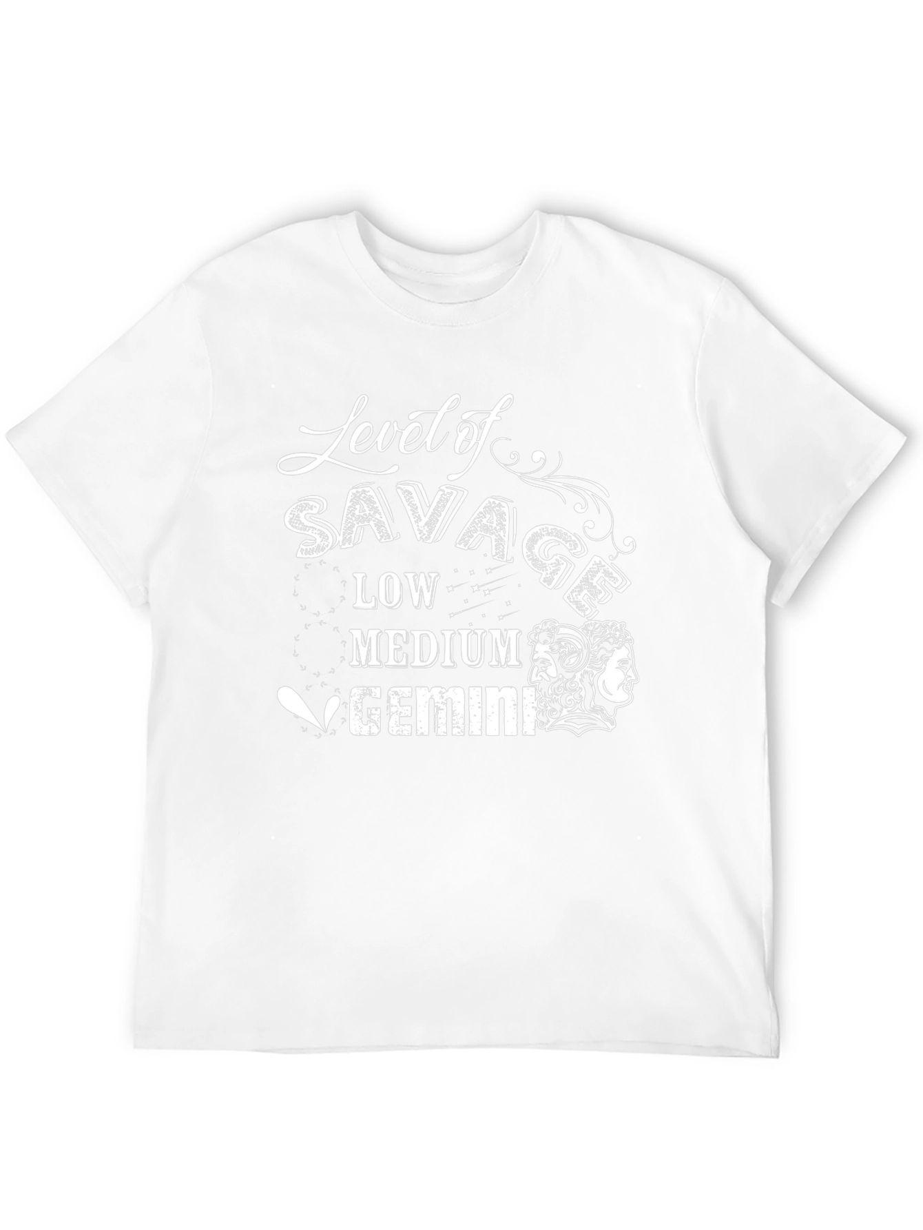 Level of Savage Gemini Zodiac T-Shirt