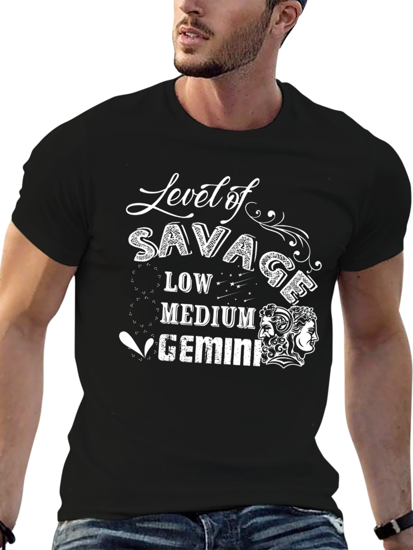 Level of Savage Gemini Zodiac T-Shirt