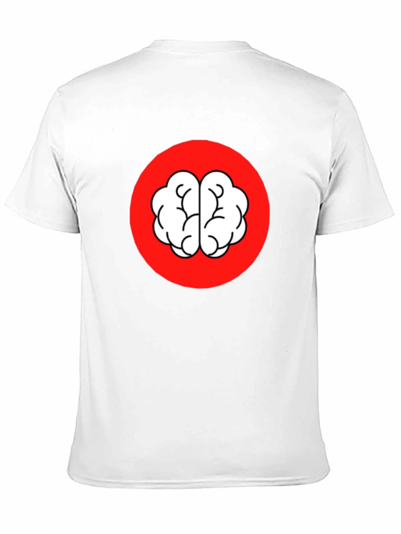 Brain Graphic Tee - Black Crew Neck T-Shirt