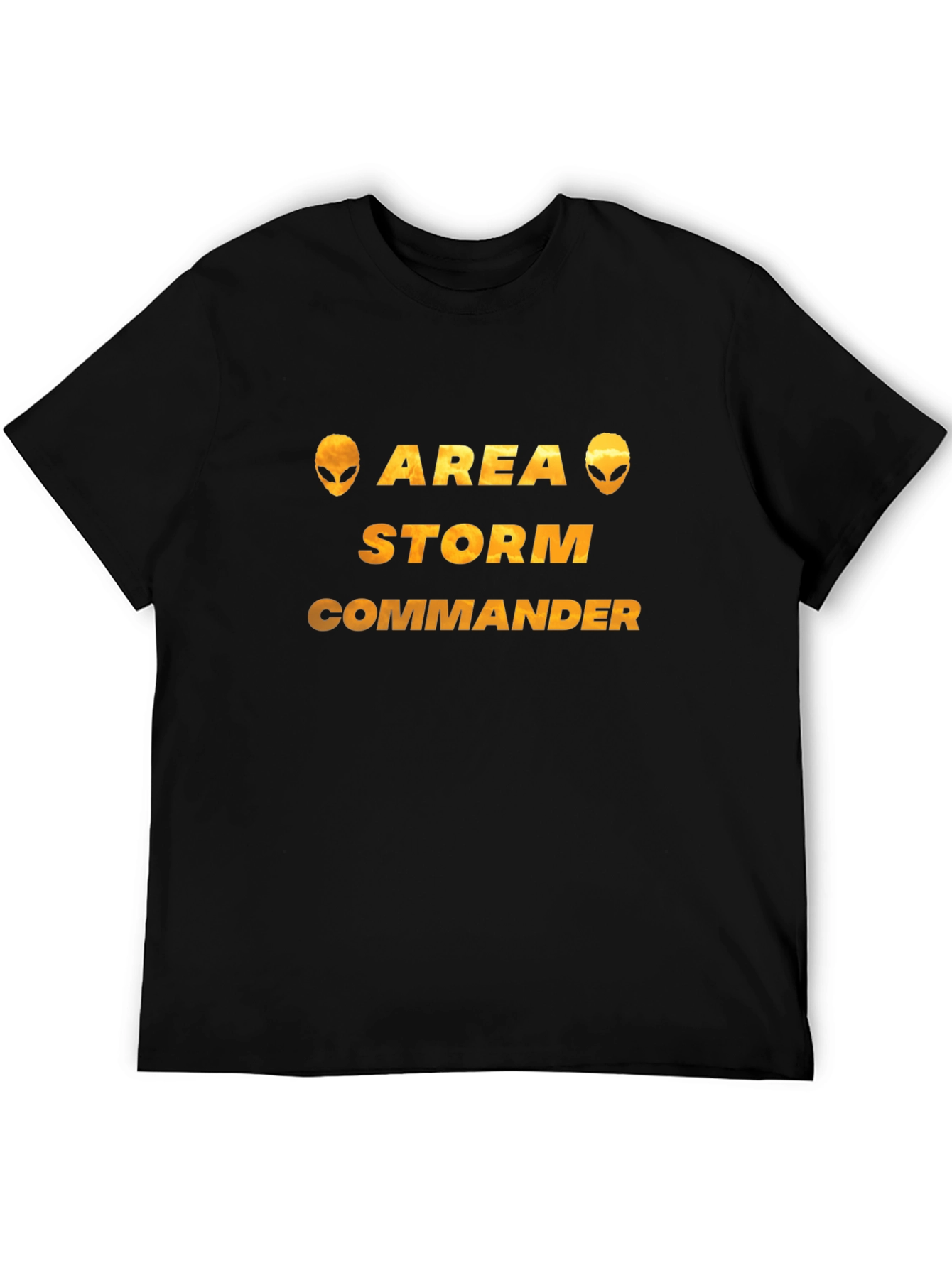 Area Storm Commander Black Graphic T-Shirt