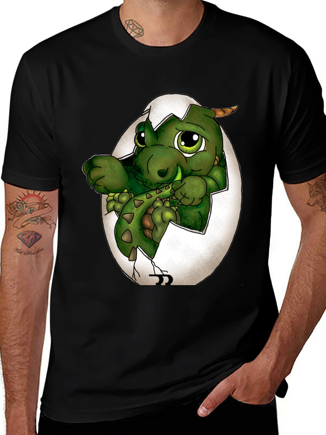 Dragon Hatchling T-Shirt - Cute Graphic Tee