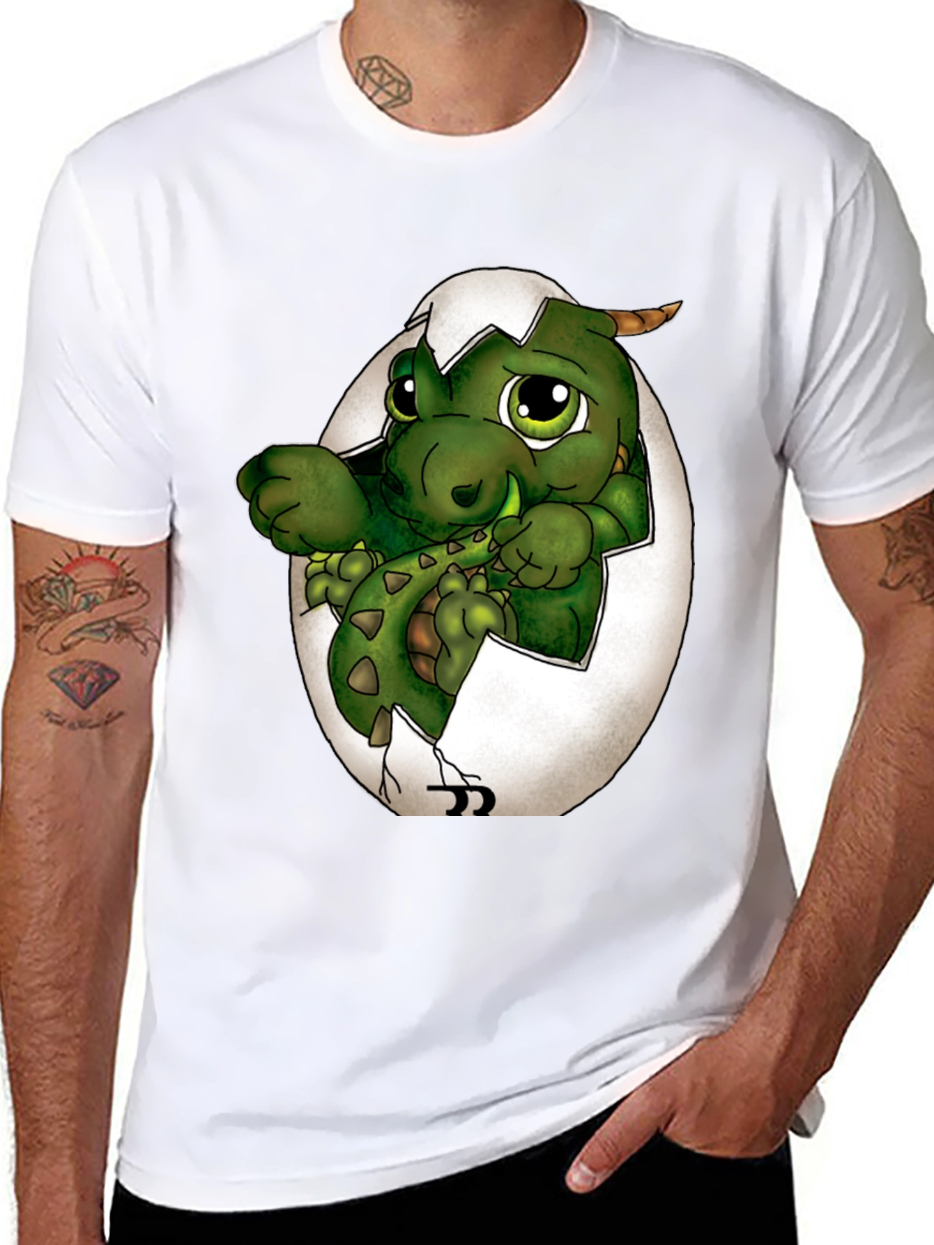 Dragon Hatchling T-Shirt - Cute Graphic Tee