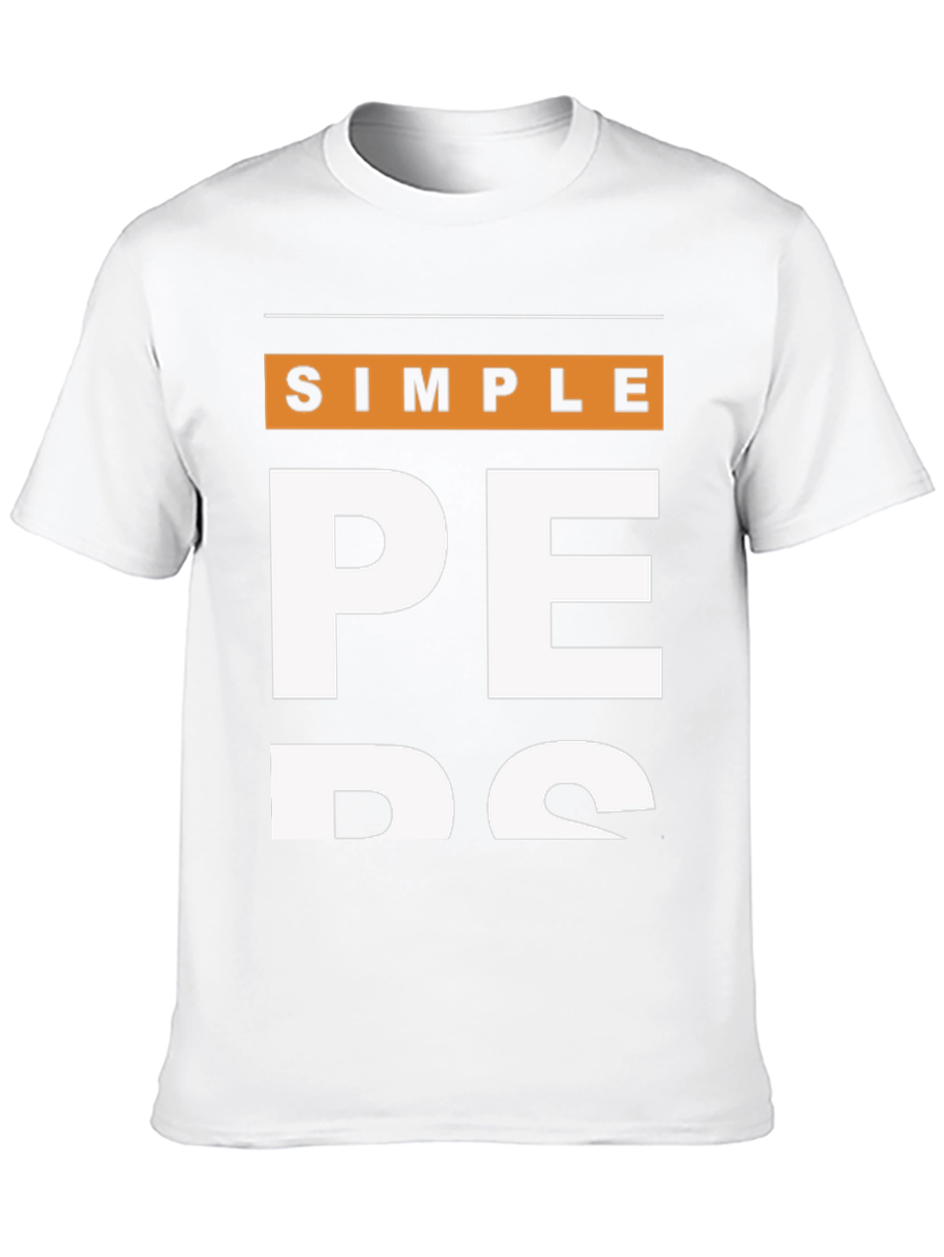 Simple Pers Black T-Shirt - Casual Fashion