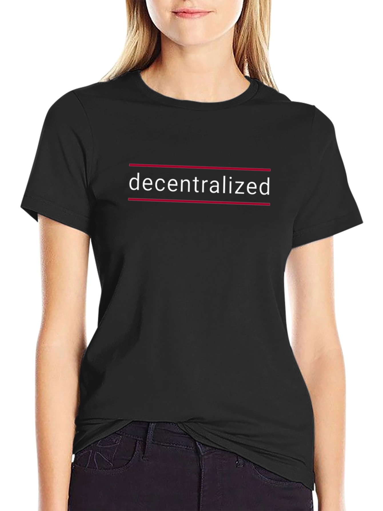Decentralized Graphic Tee - Modern Style