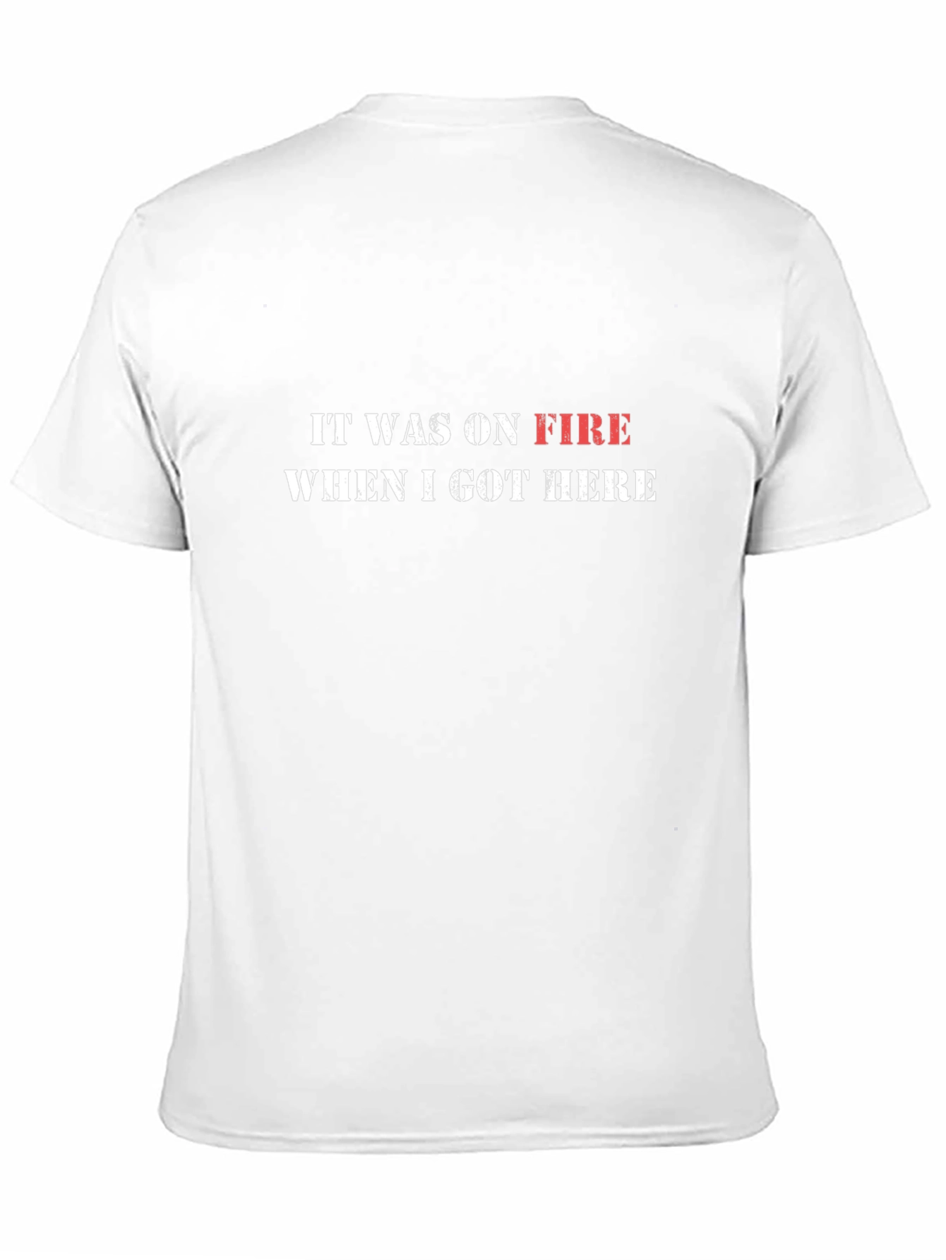 Funny It Was On Fire Graphic Tee