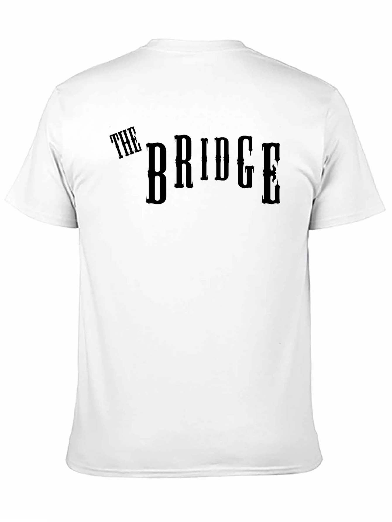The Bridge Graphic Tee - Mens Black Cotton T-Shirt
