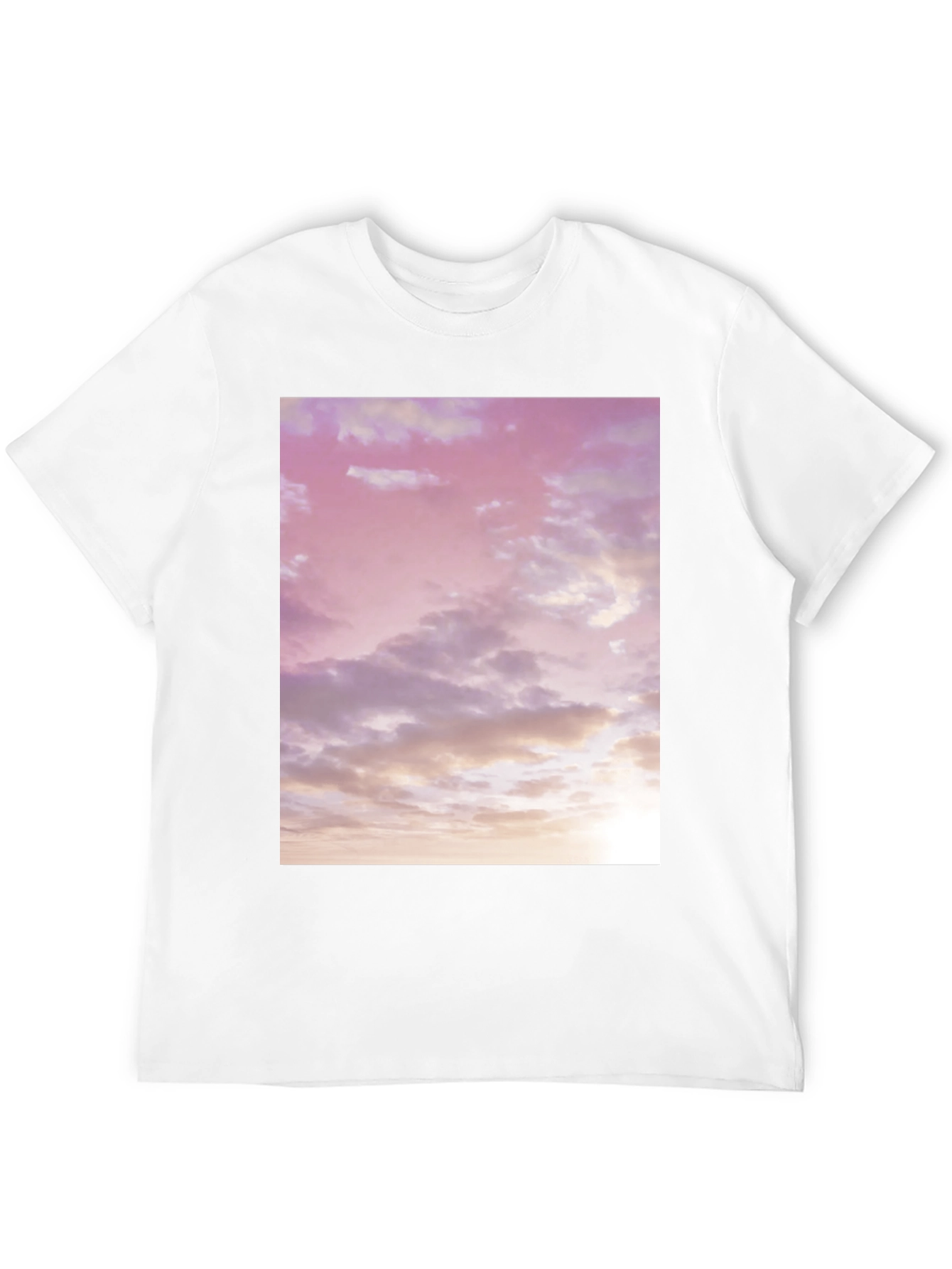 Sky Print Black T-Shirt