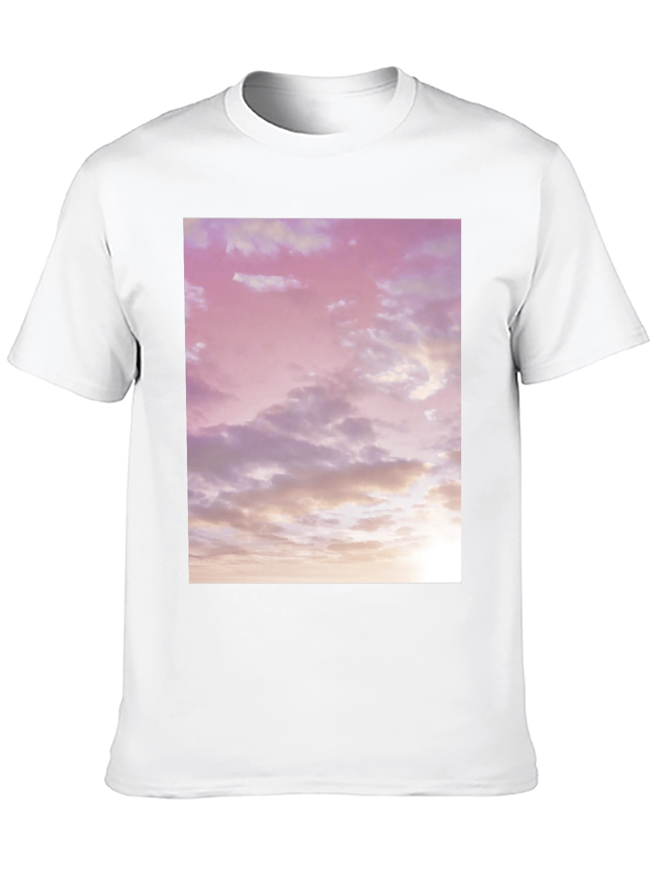 Sky Print Black T-Shirt