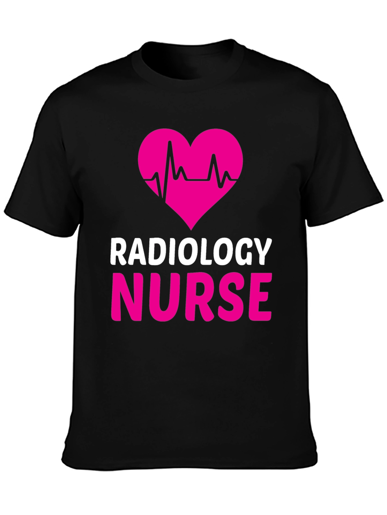 Radiology Nurse Heartbeat Graphic Tee