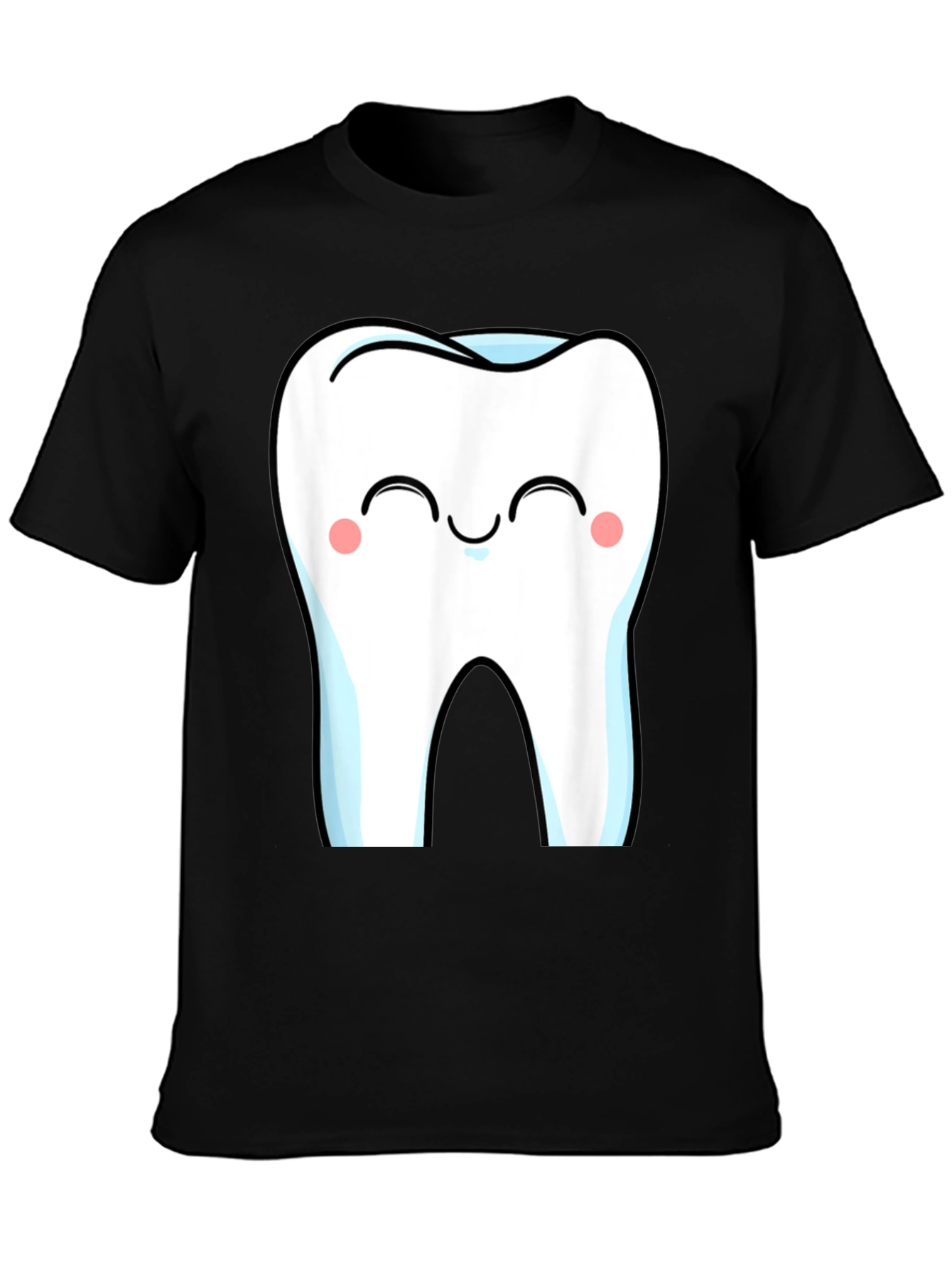Cute Cartoon Tooth Graphic T-Shirt