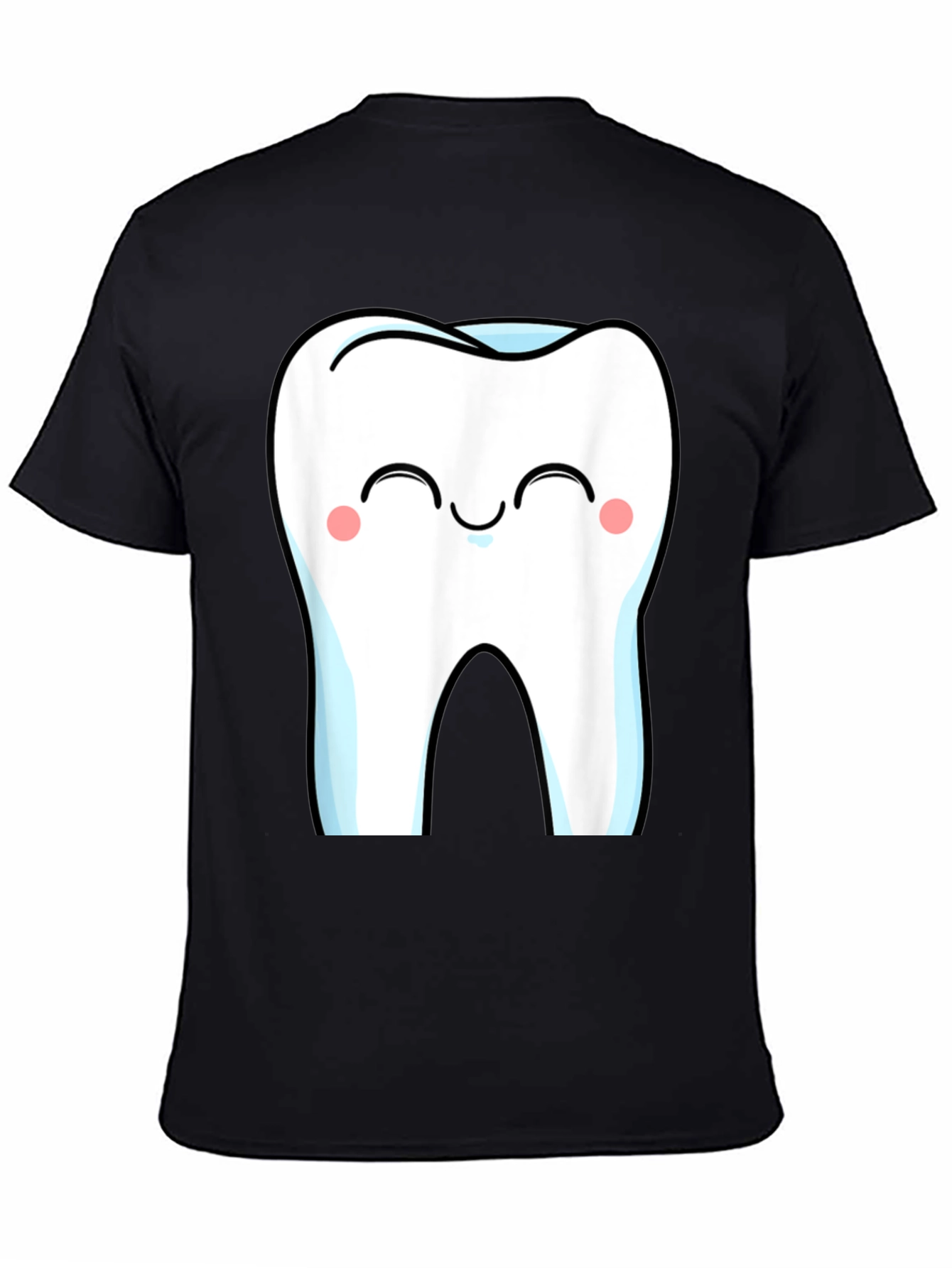 Cute Cartoon Tooth Graphic T-Shirt