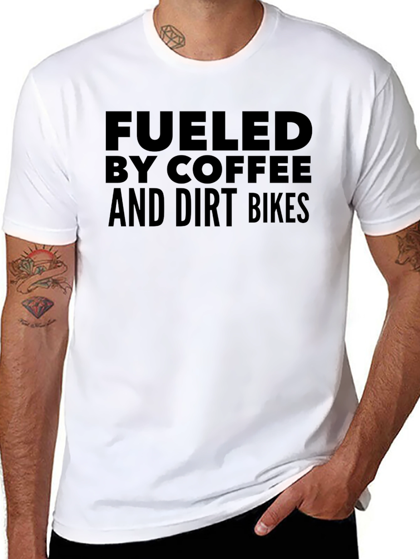 Fueled By Coffee and Dirt Bikes T-Shirt