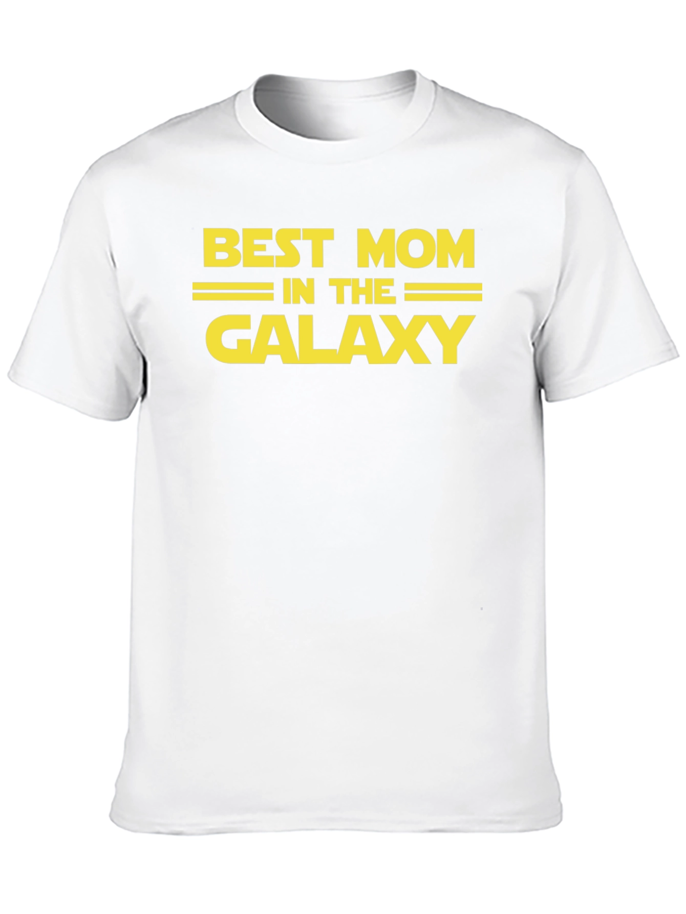 Best Mom in the Galaxy Black Graphic Tee