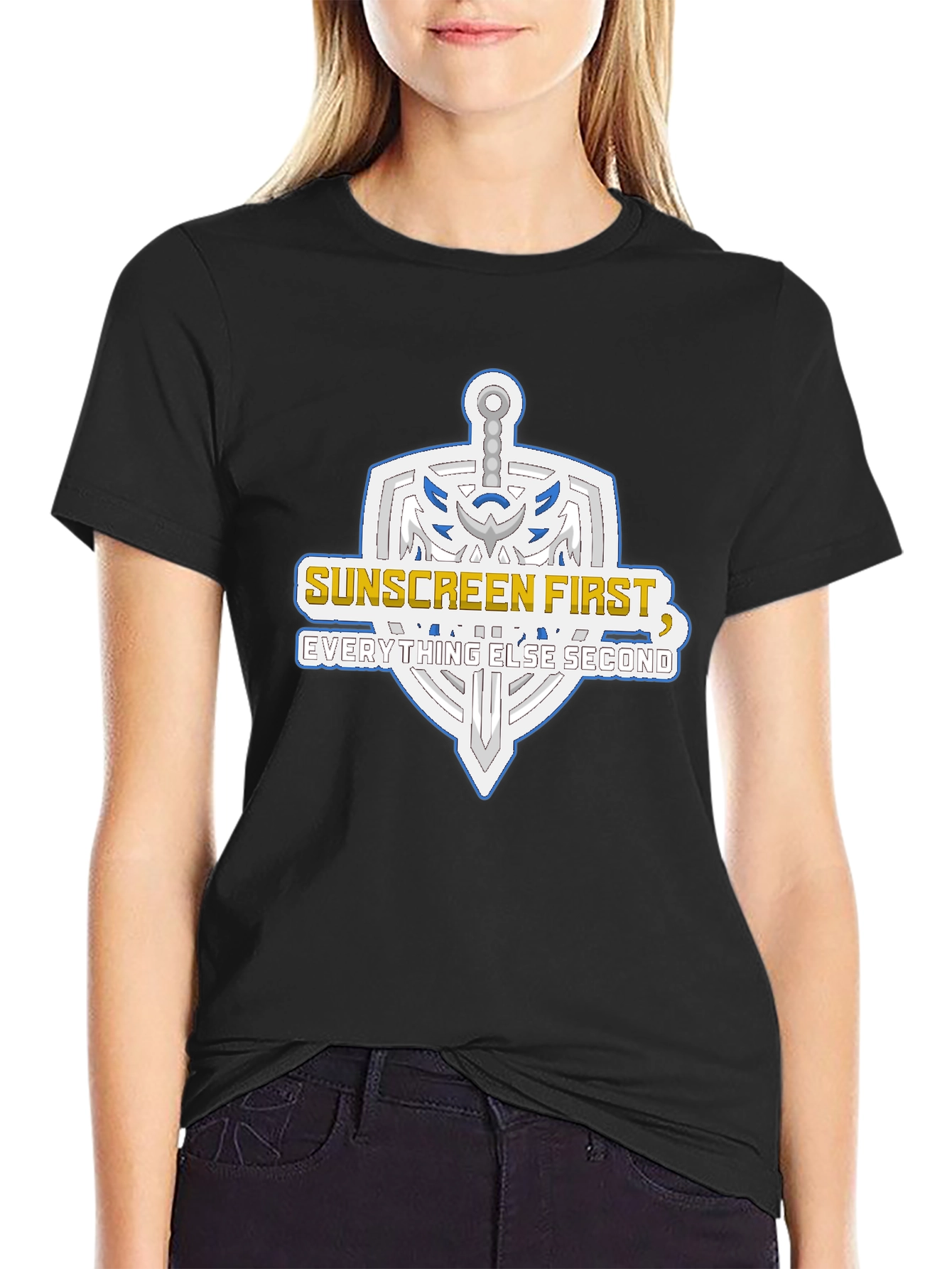 Sunscreen First Graphic T-Shirt