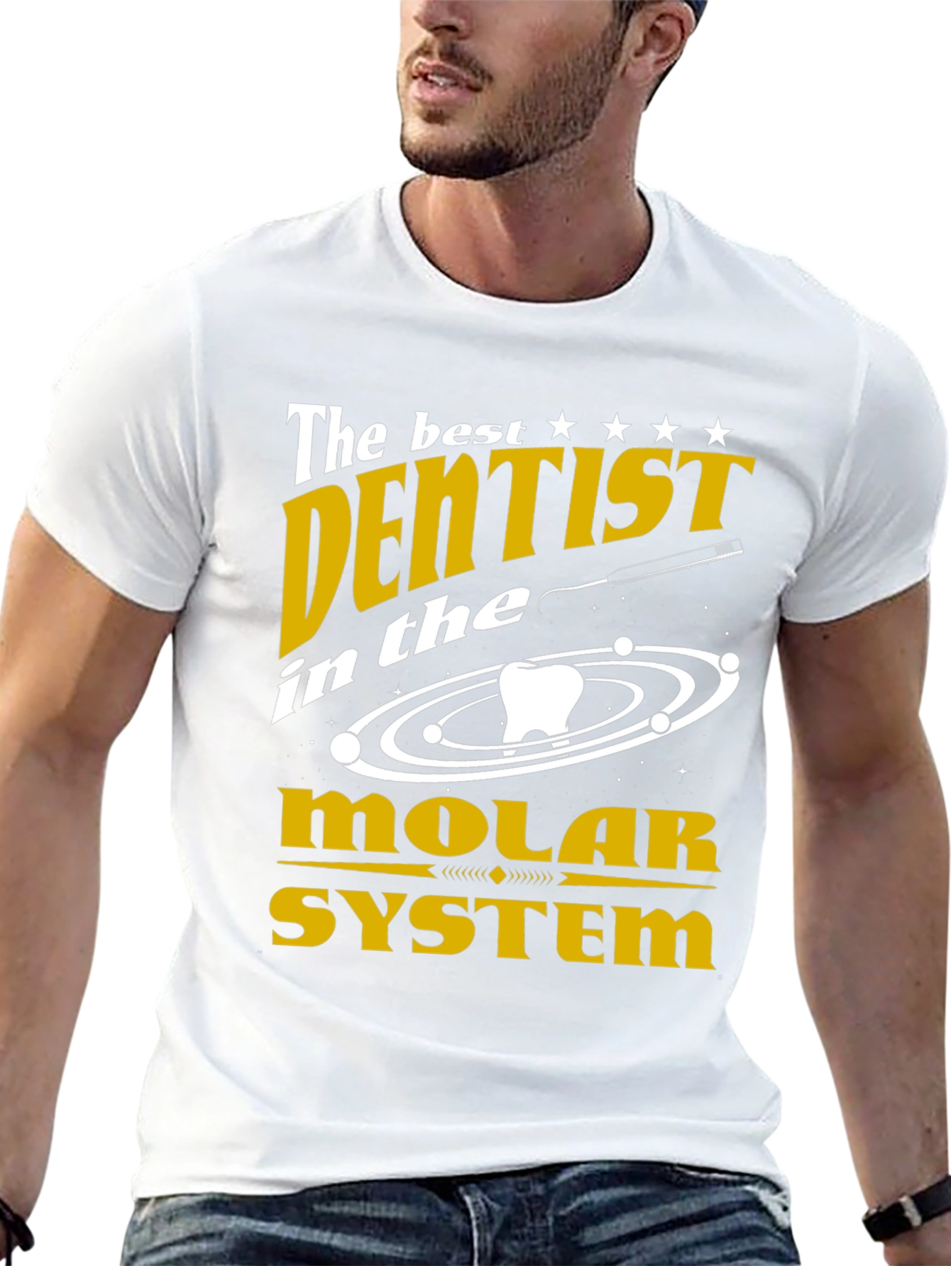 The Best Dentist Molar System Graphic T-Shirt