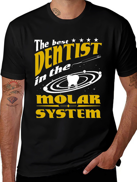 The Best Dentist Molar System Graphic T-Shirt