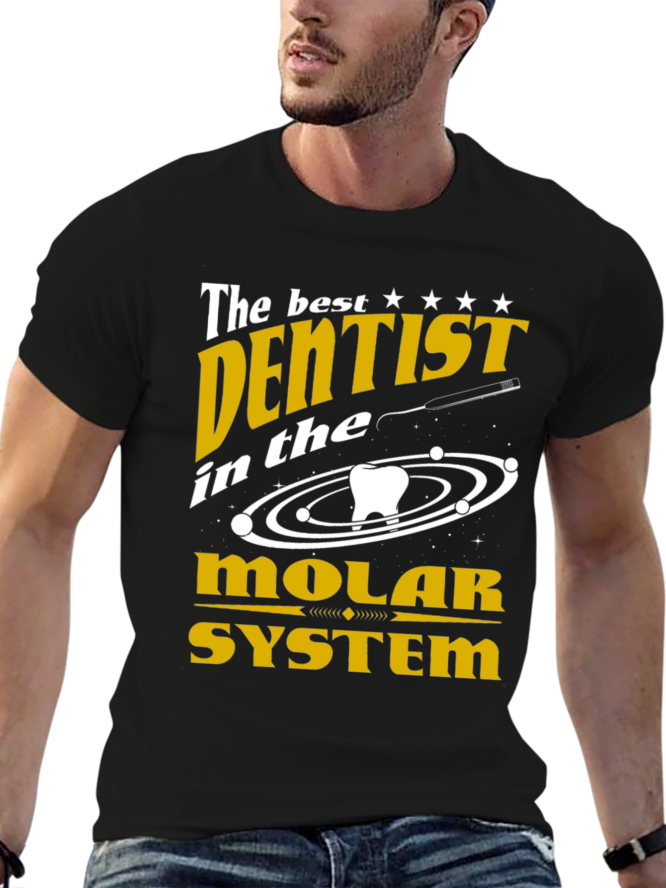 The Best Dentist Molar System Graphic T-Shirt
