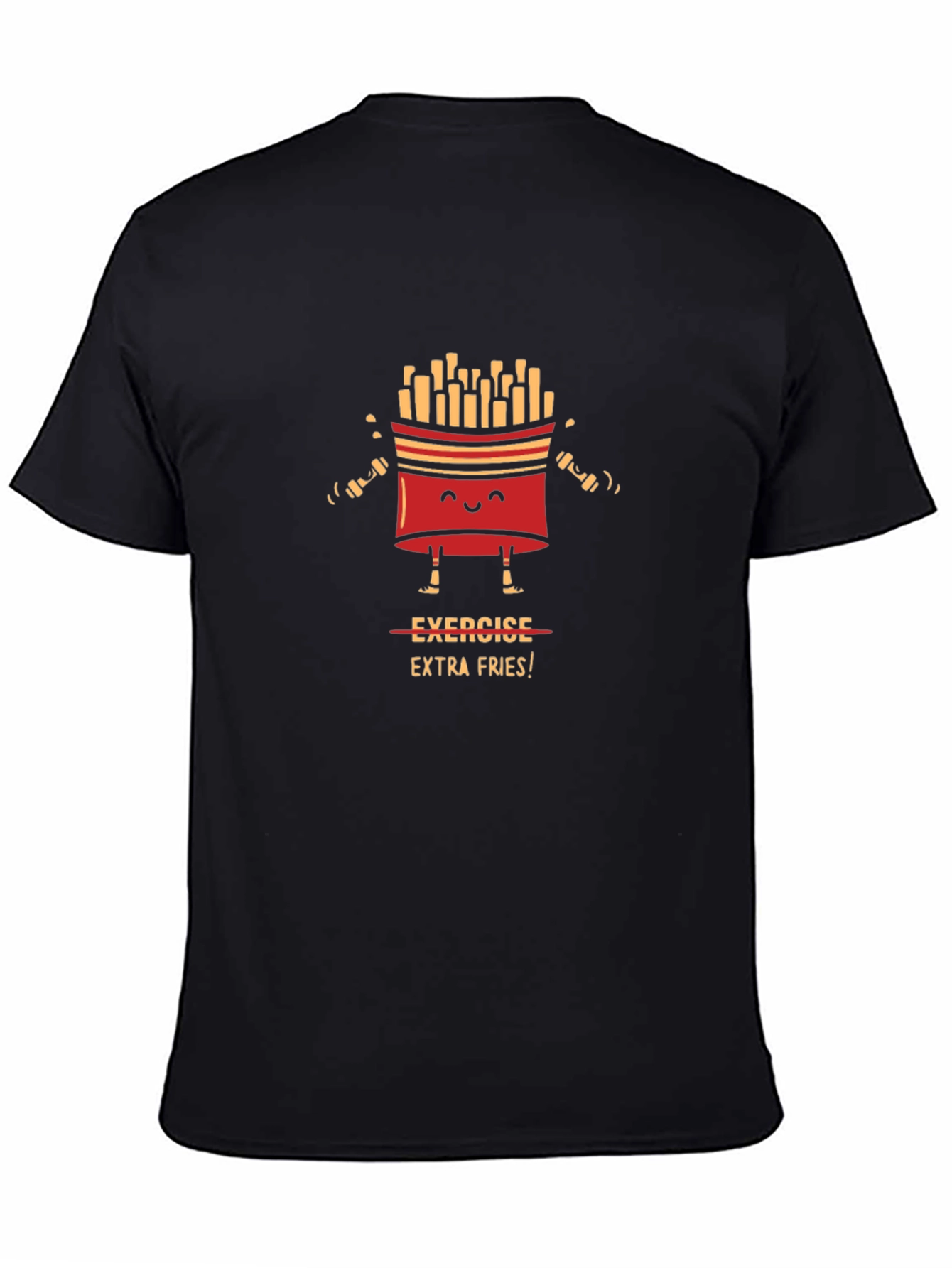 Exercise Extra Fries Graphic T-Shirt