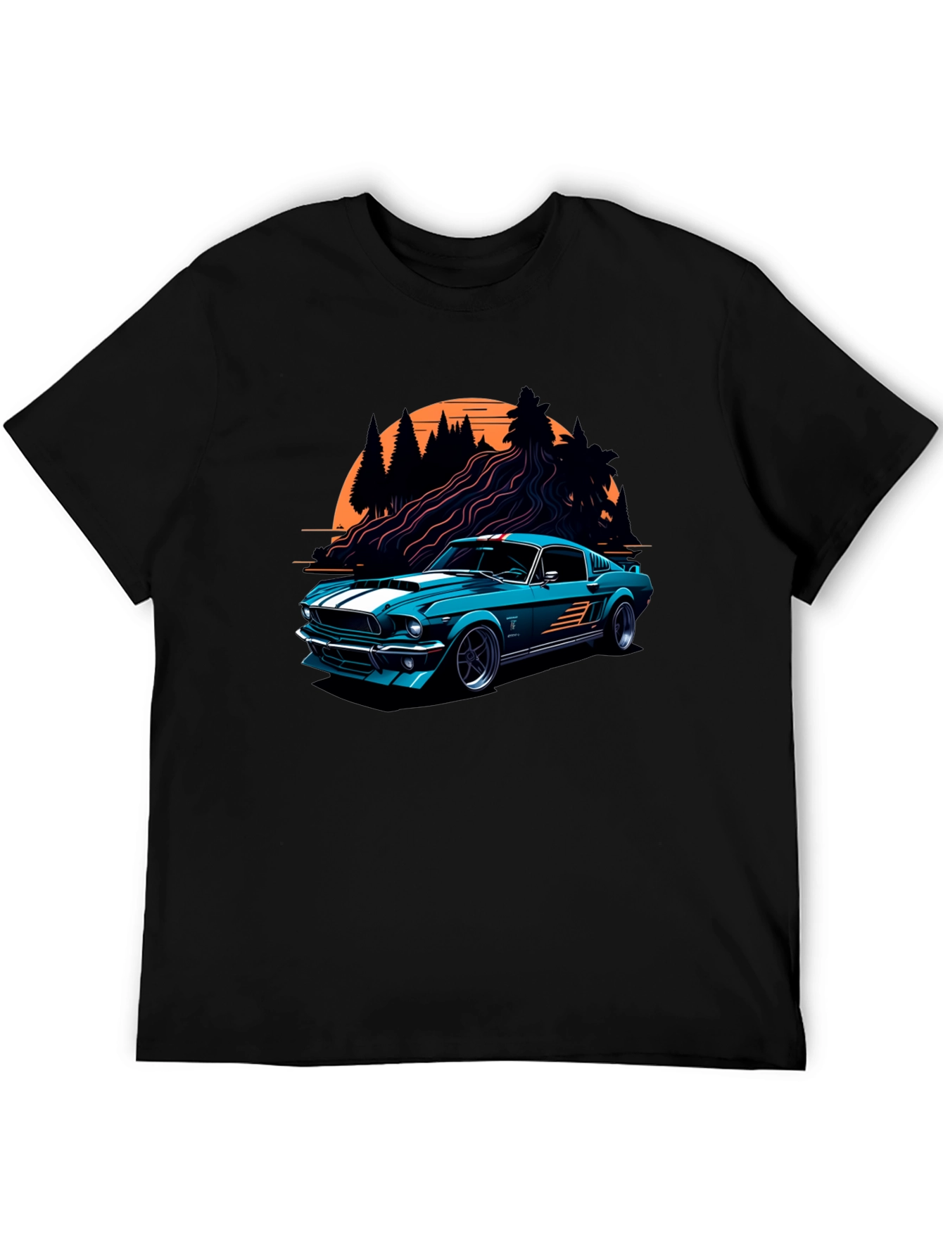 Classic Car Graphic Tee - Retro Style
