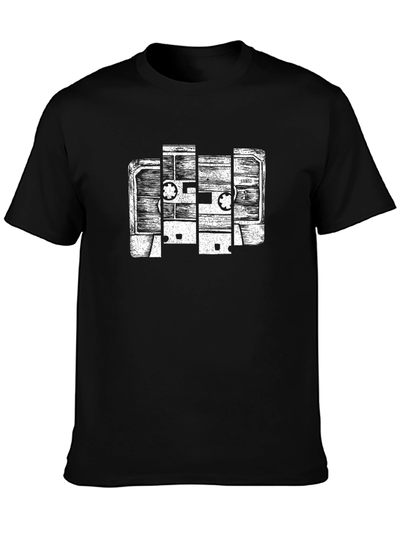Retro Cassette Tape Graphic T-Shirt - Classic Design