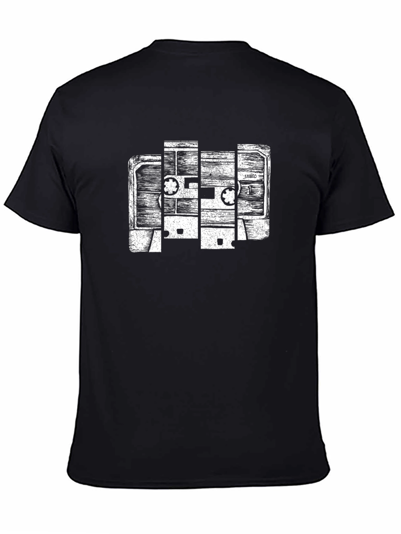 Retro Cassette Tape Graphic T-Shirt - Classic Design