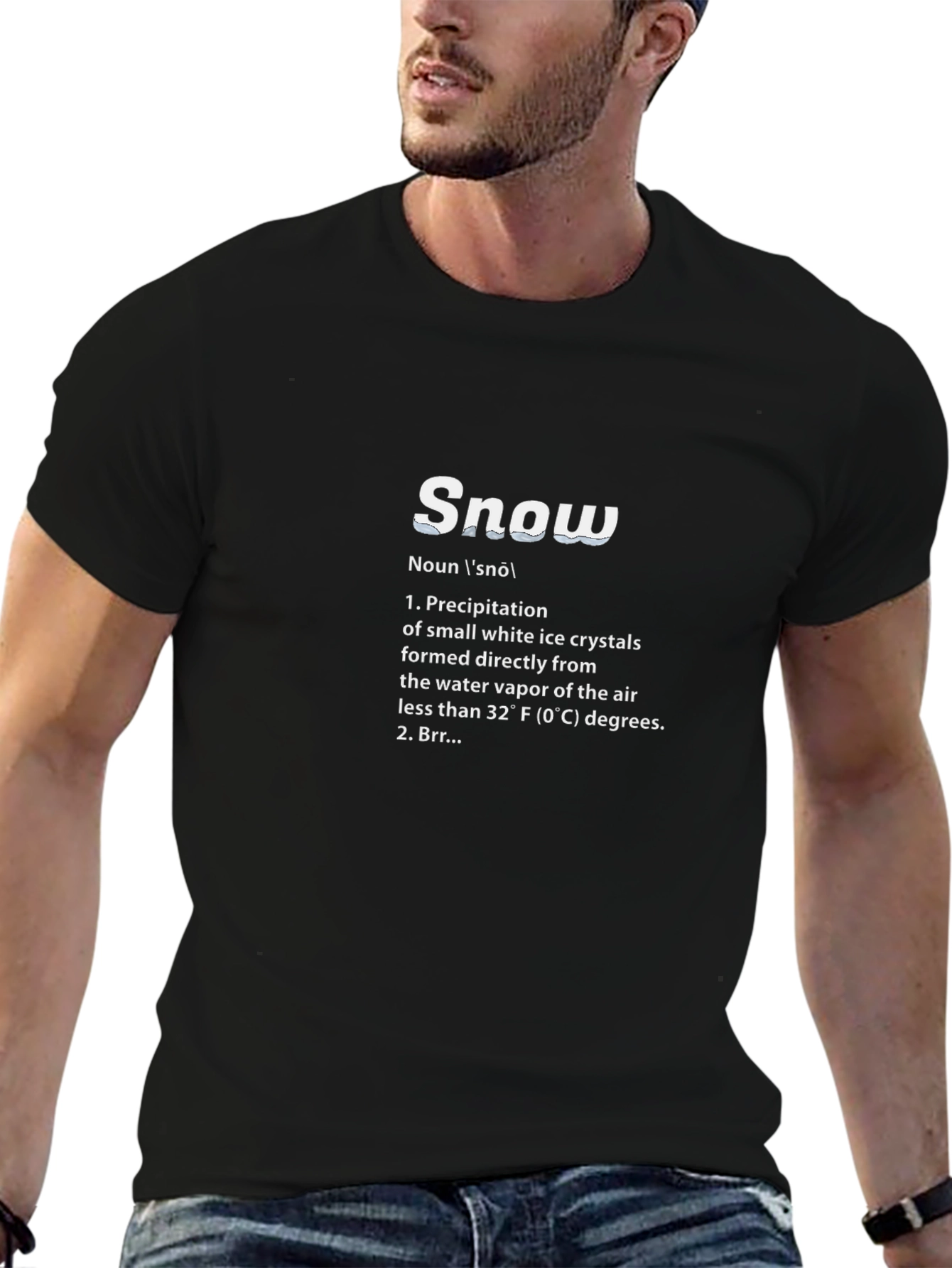 Snow Definition T-Shirt - Winter Weather Apparel