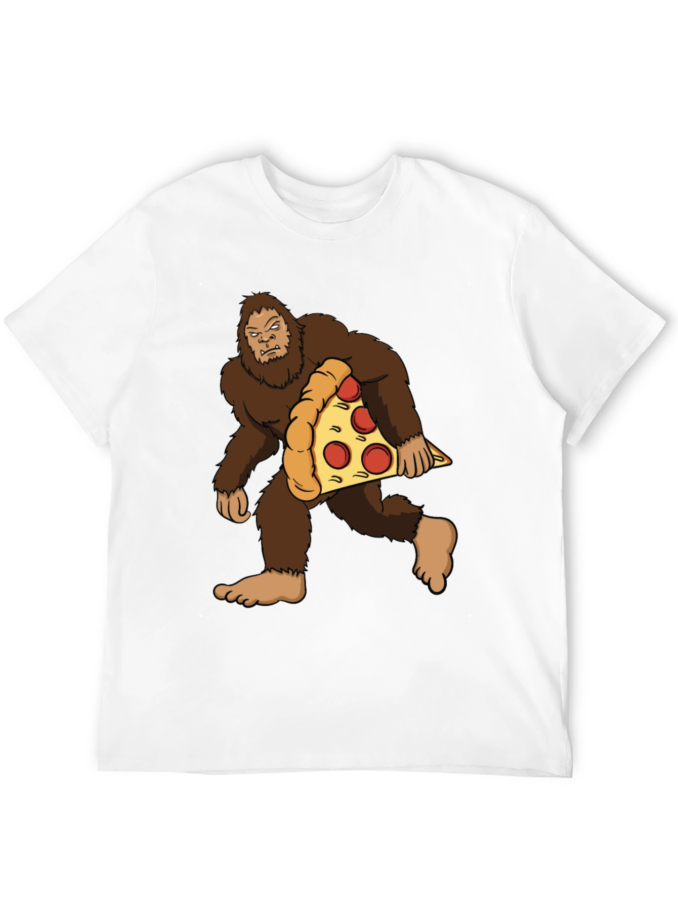 Bigfoot Pizza Graphic Tee - Black