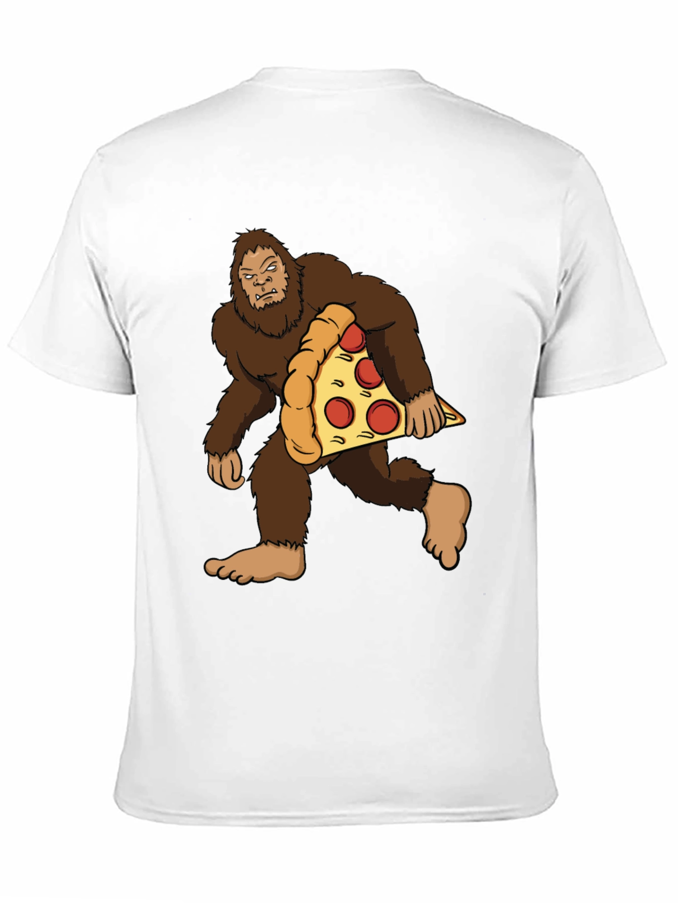Bigfoot Pizza Graphic Tee - Black
