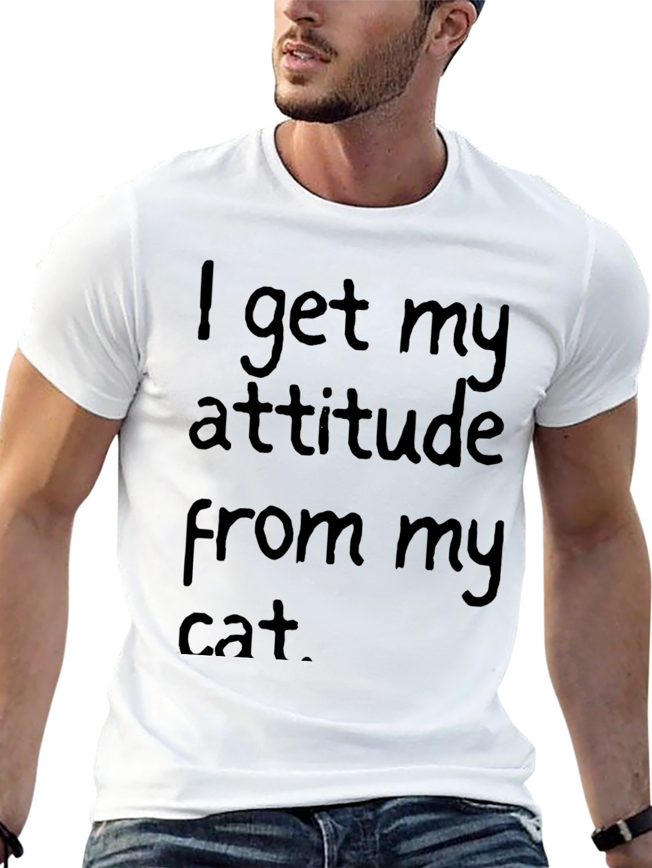 Attitude from Cat Black Tee