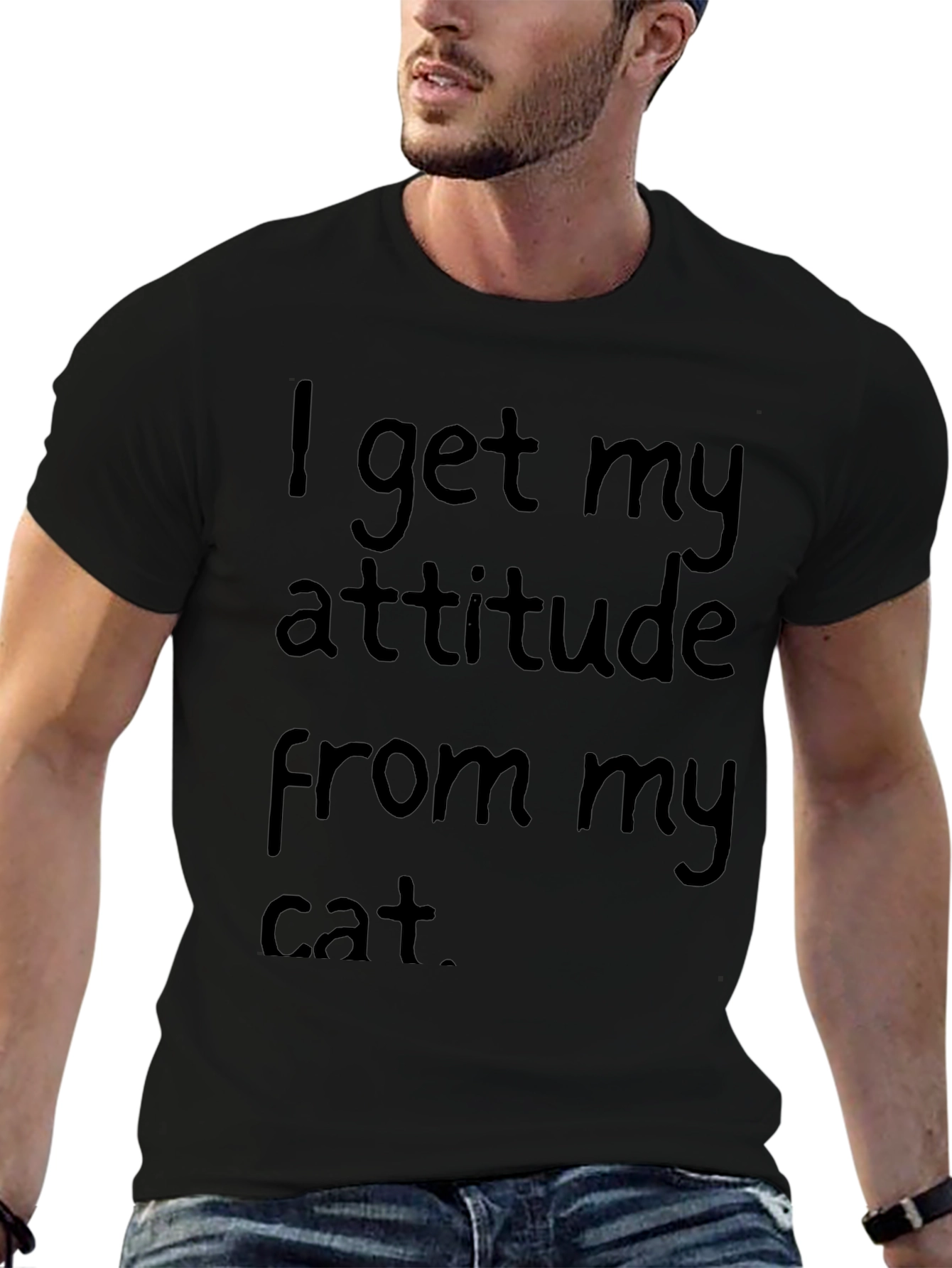 Attitude from Cat Black Tee