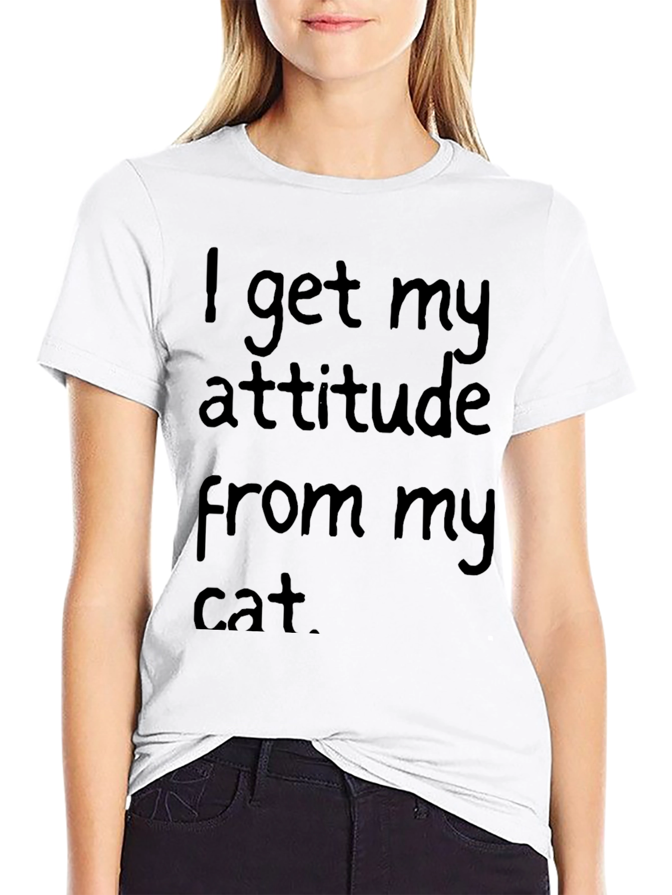 Attitude from Cat Black Tee