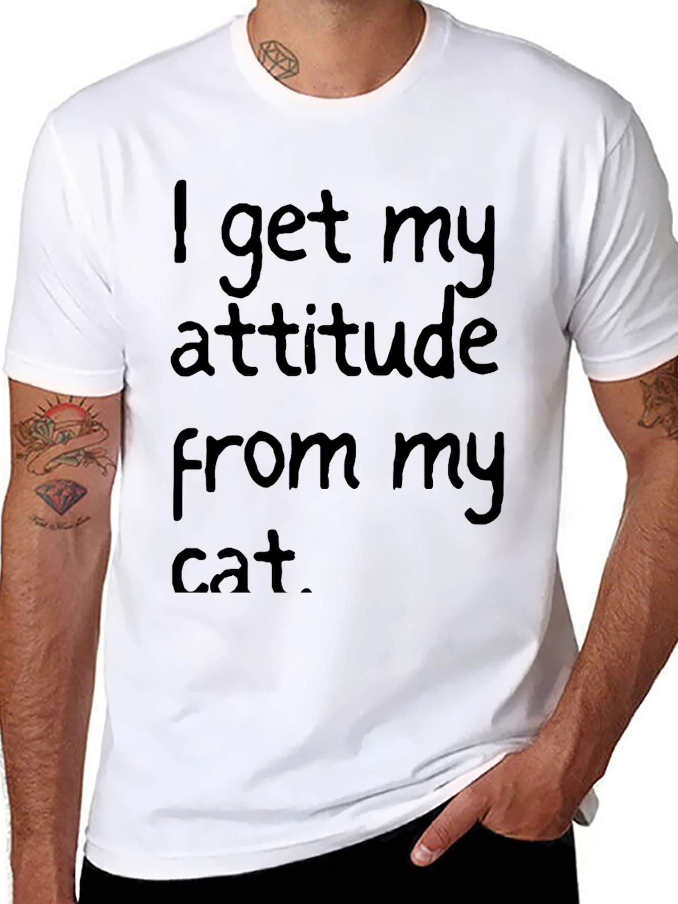 Attitude from Cat Black Tee
