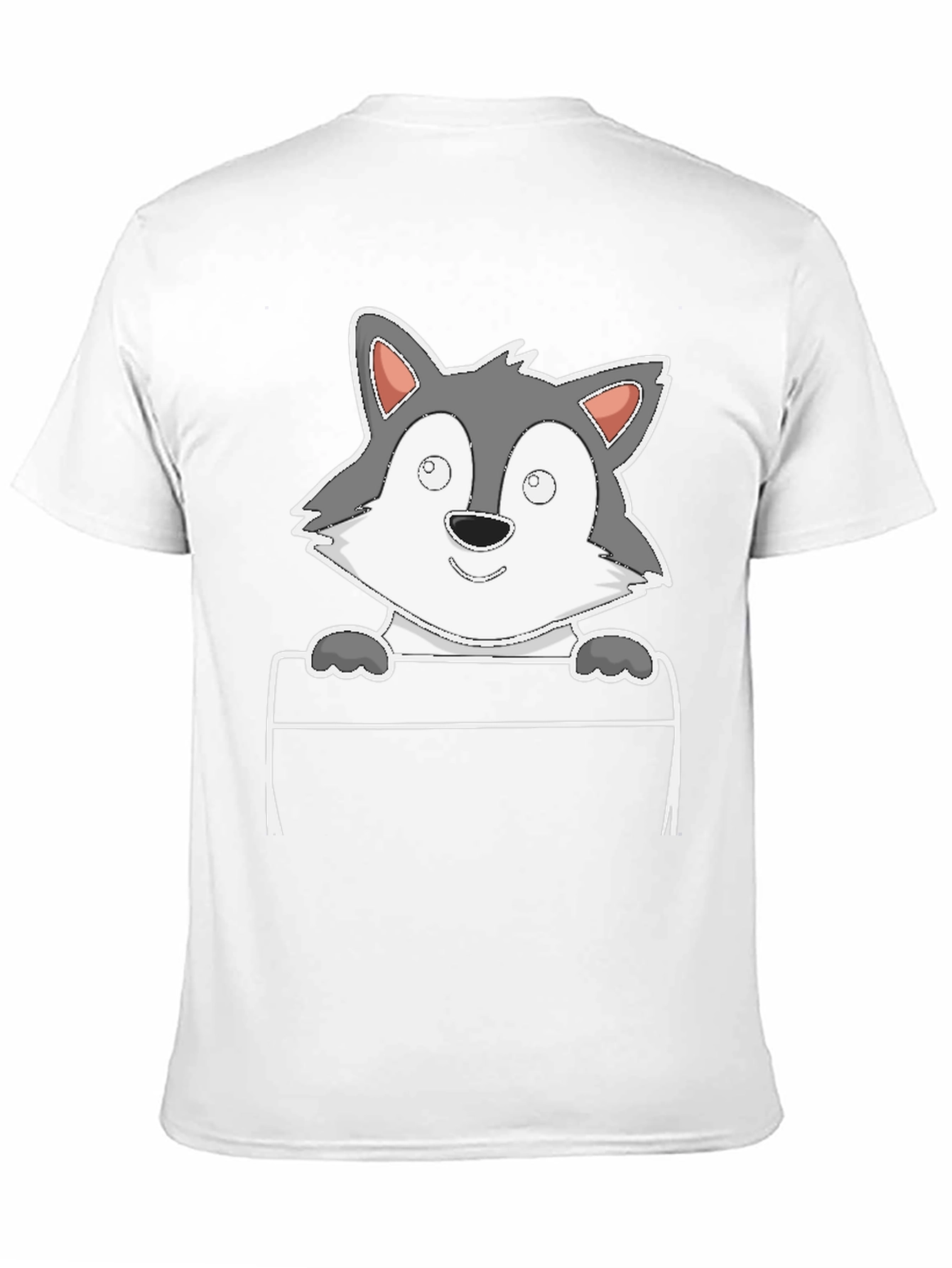 Cartoon Wolf Graphic Tee