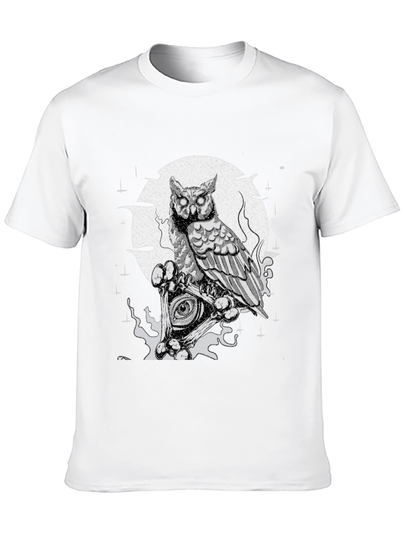 Owl Illuminati T-Shirt - Mens Black Graphic Tee