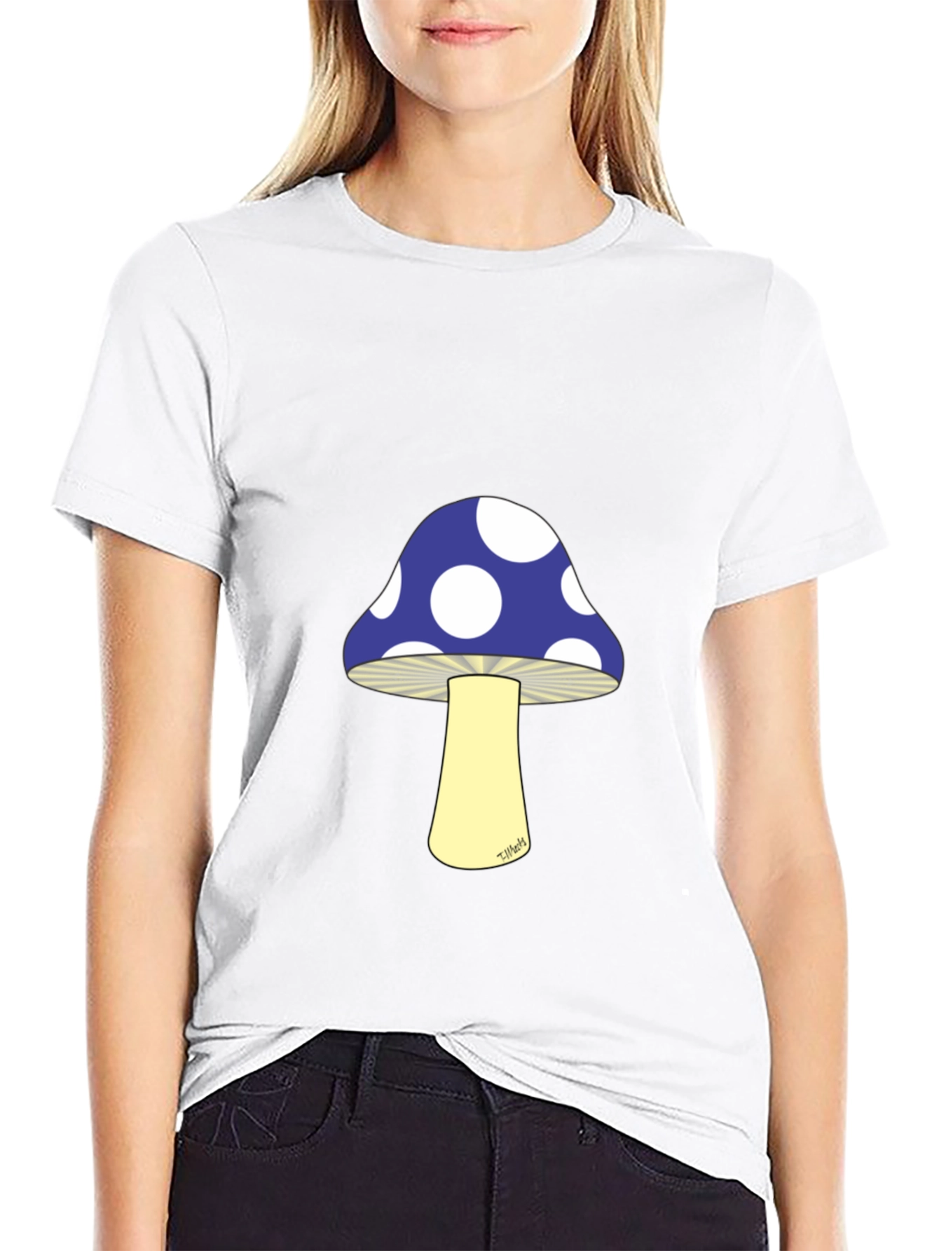 Mushroom T-Shirt - Polka Dot Cap