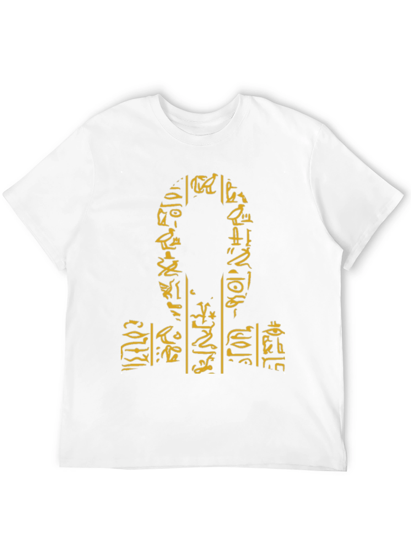 Ankh Hieroglyph Graphic T-Shirt - Ancient Egypt Symbol